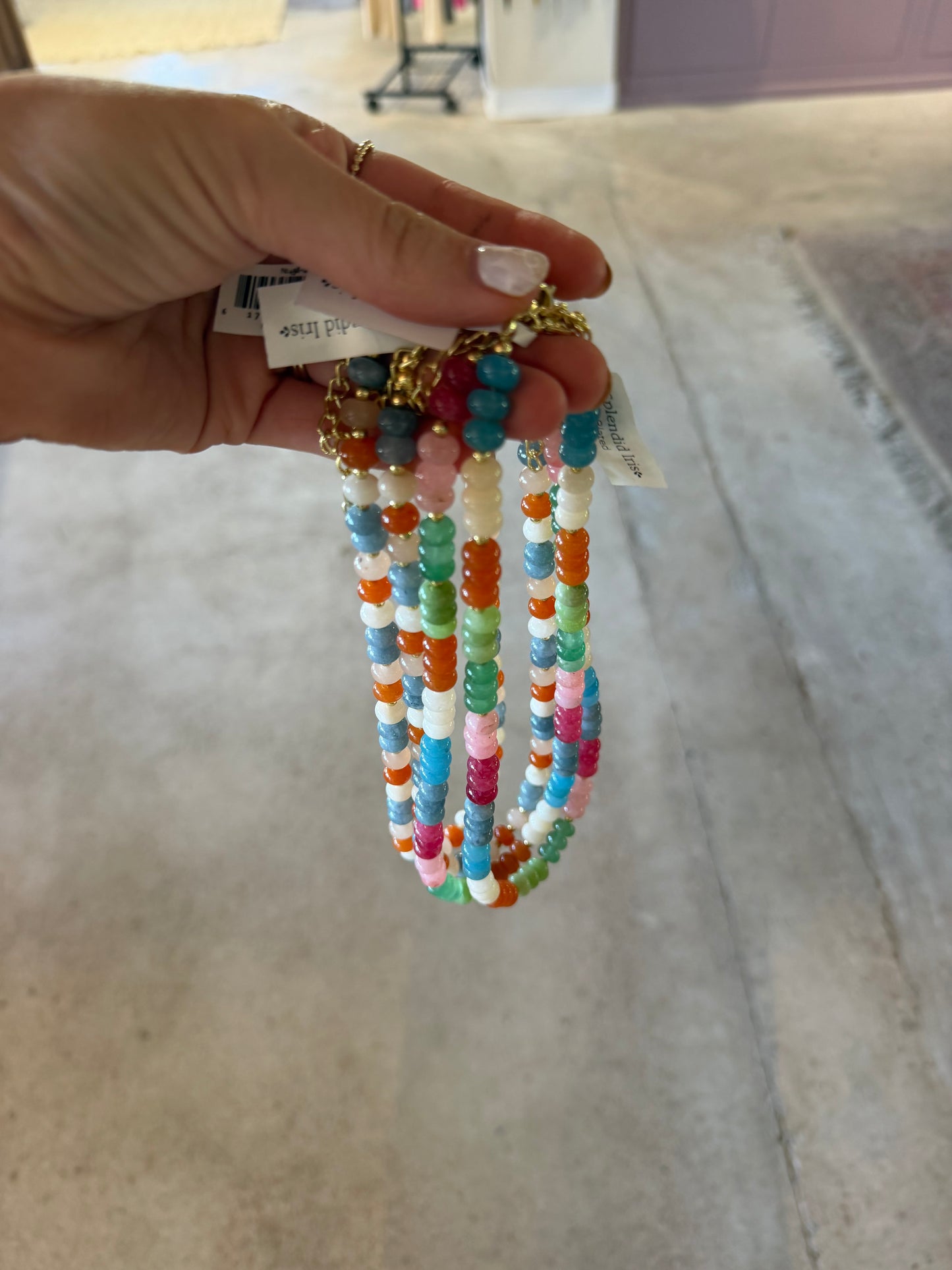 stone statement necklace