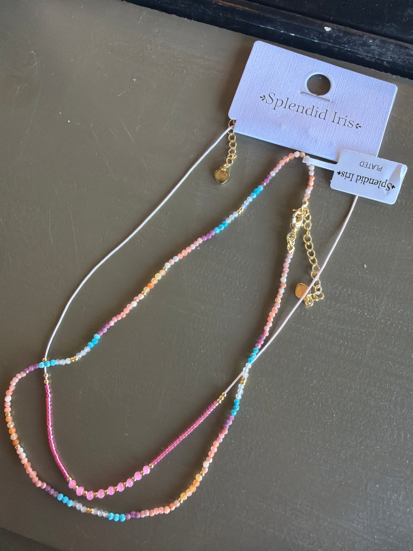 mini beaded necklace