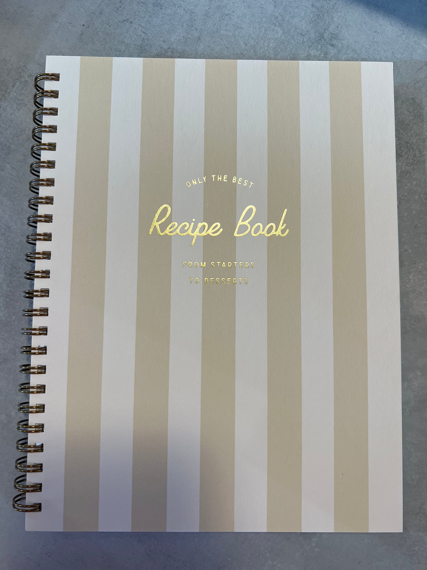 Stripes Recipe Book