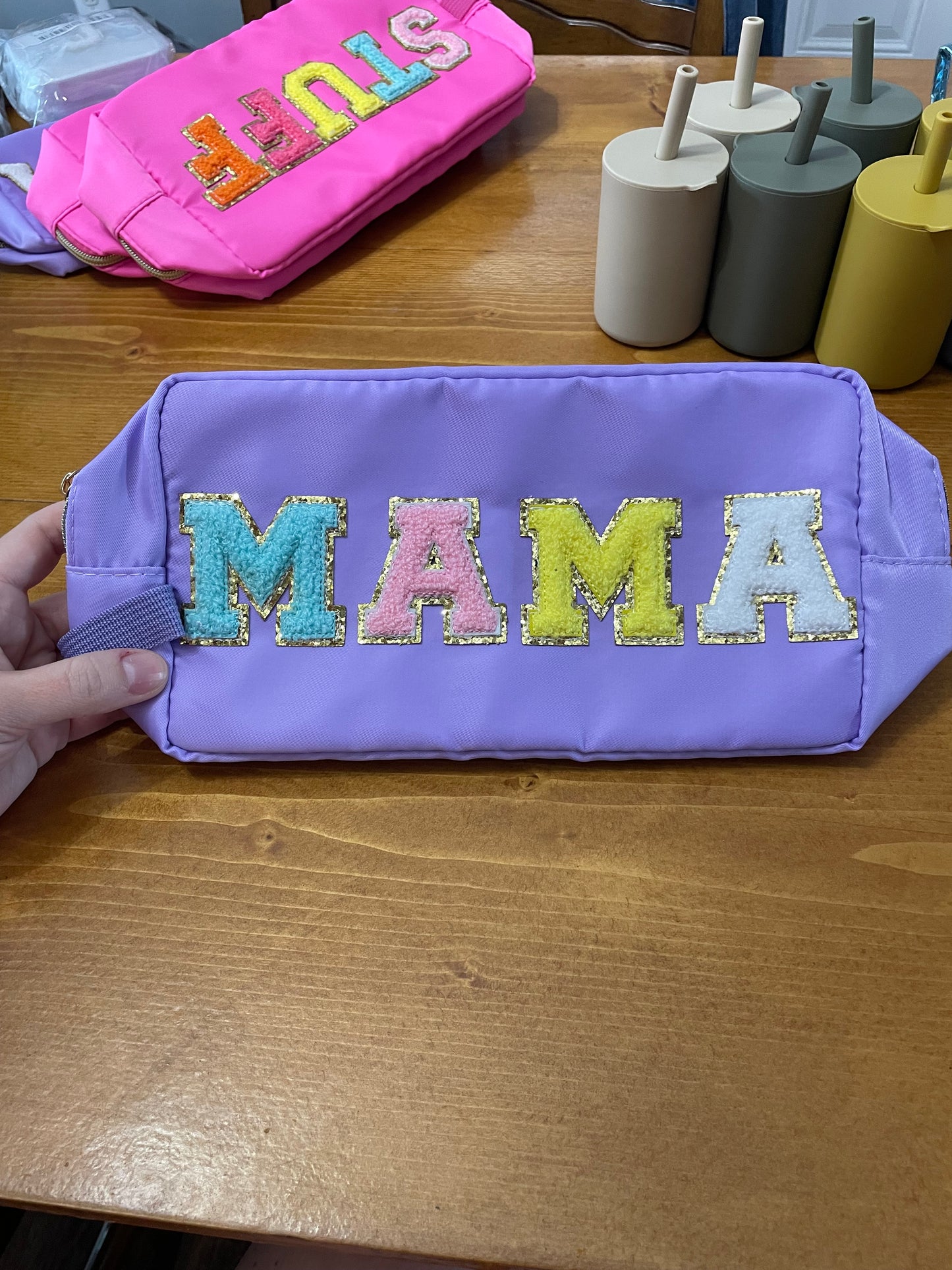 Mama Patch Bag Purple