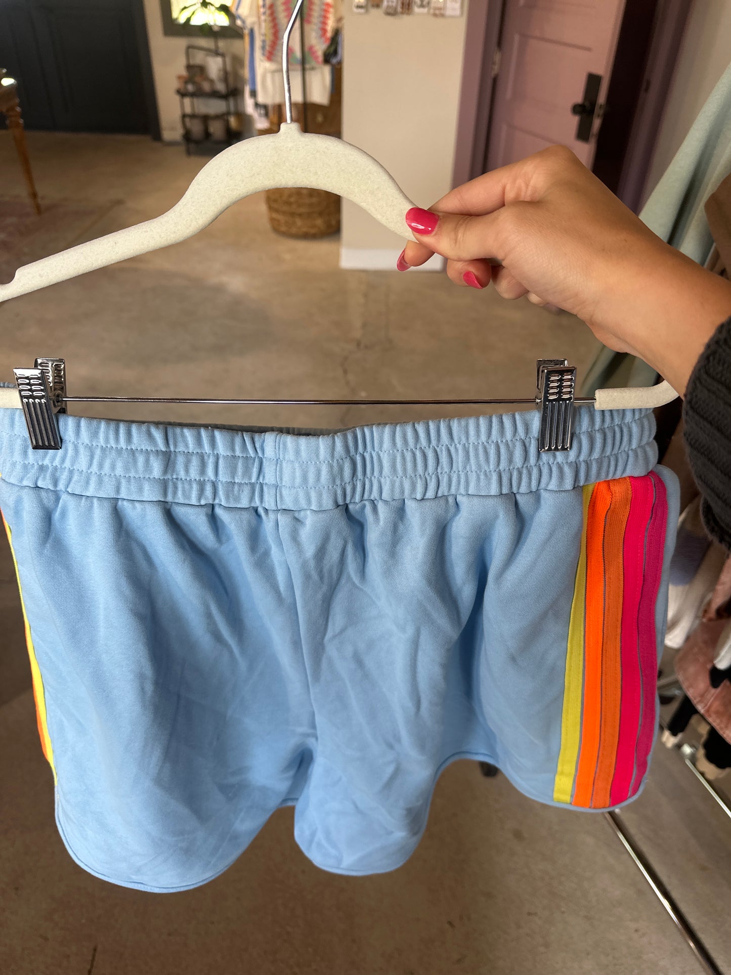 rainbow shorts