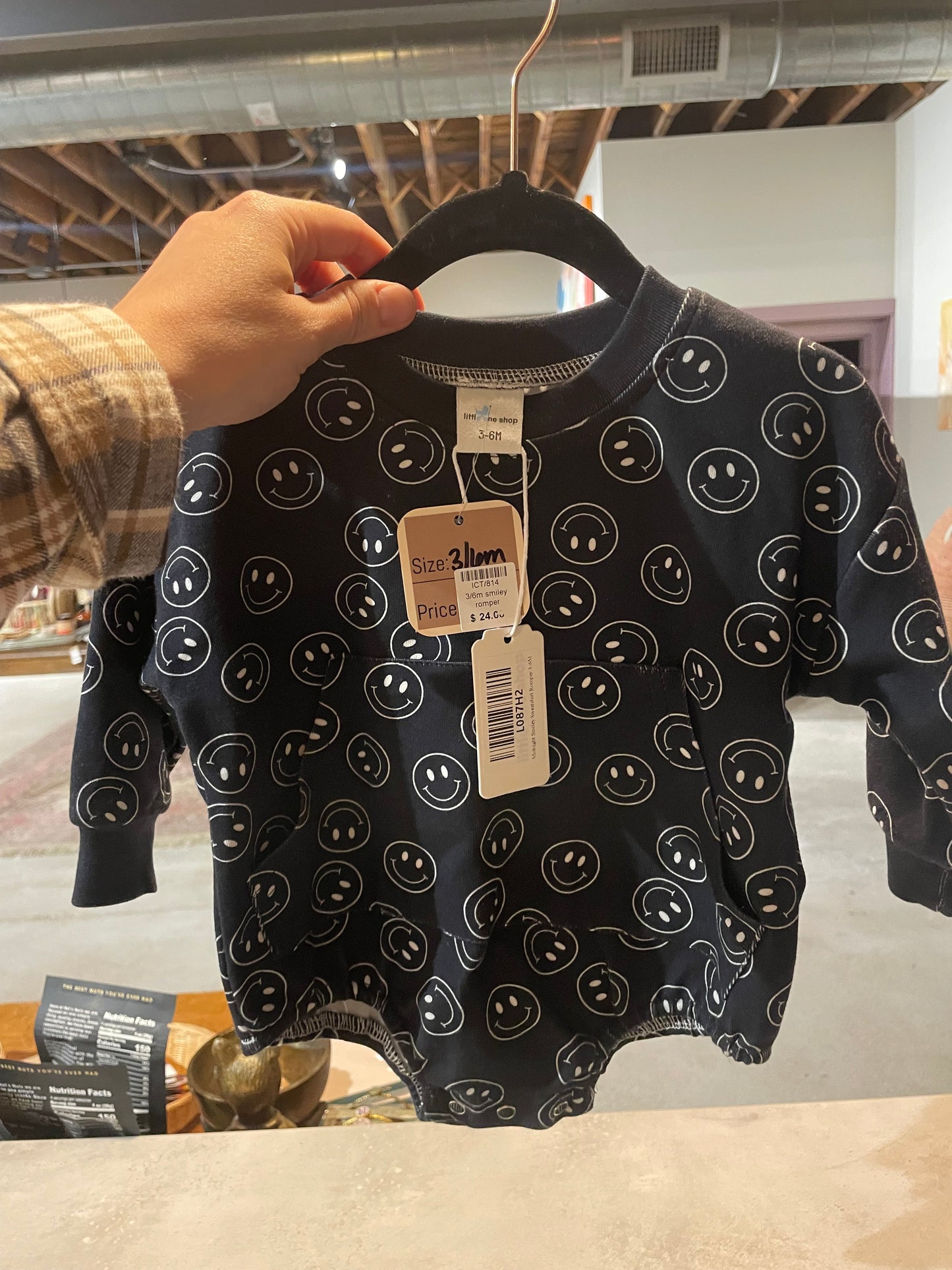 Midnight smiley pocket bubble