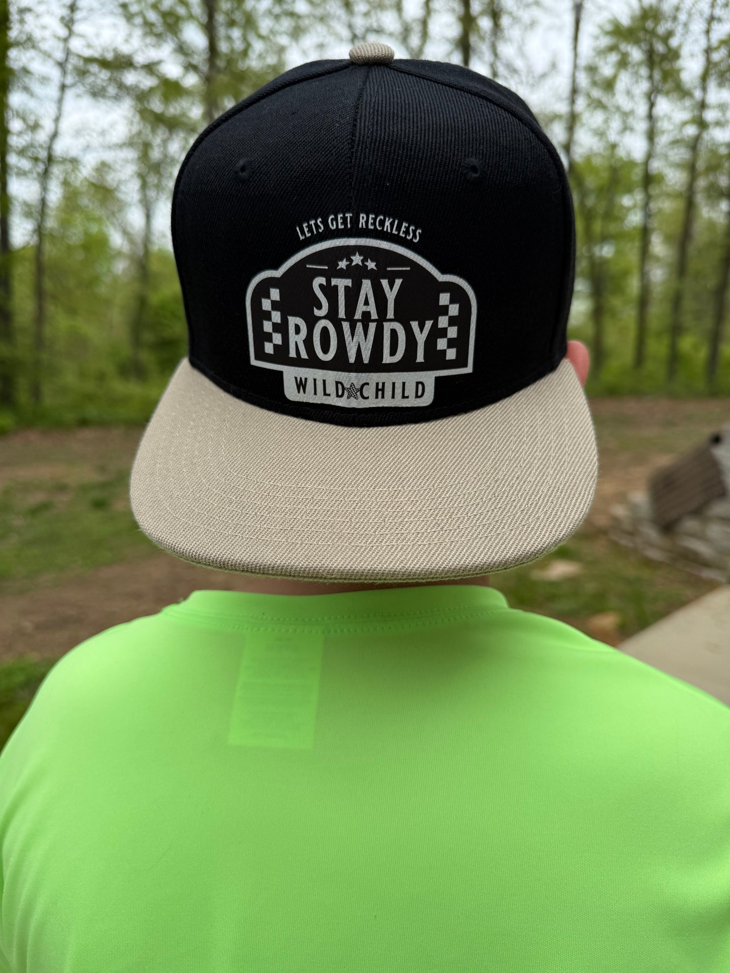 Youth Stay Rowdy Black/Tan Hat