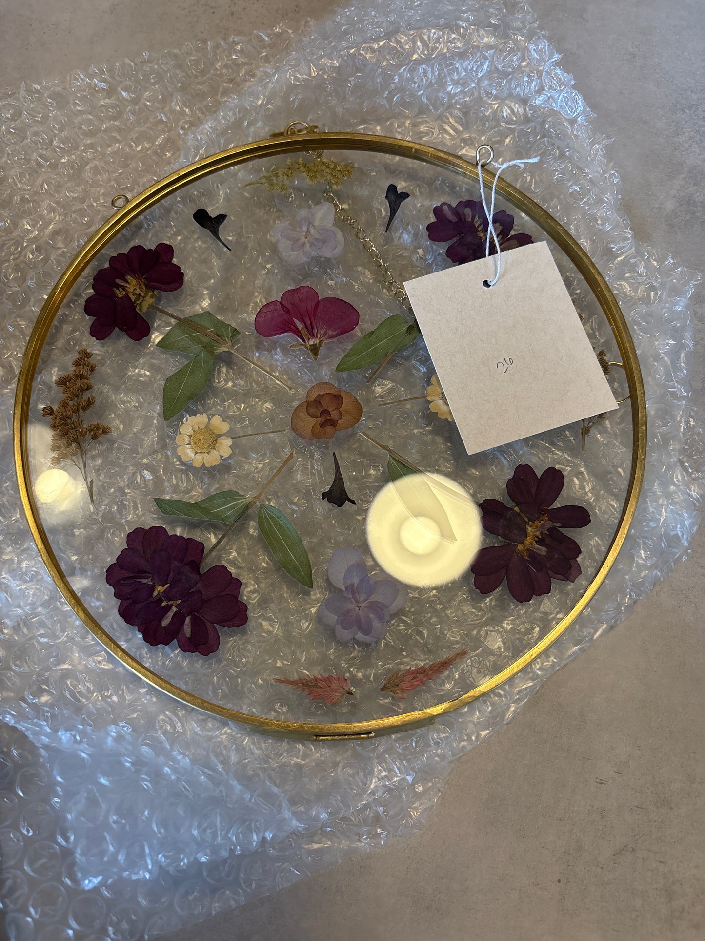 Pressed Flower Art - Medium