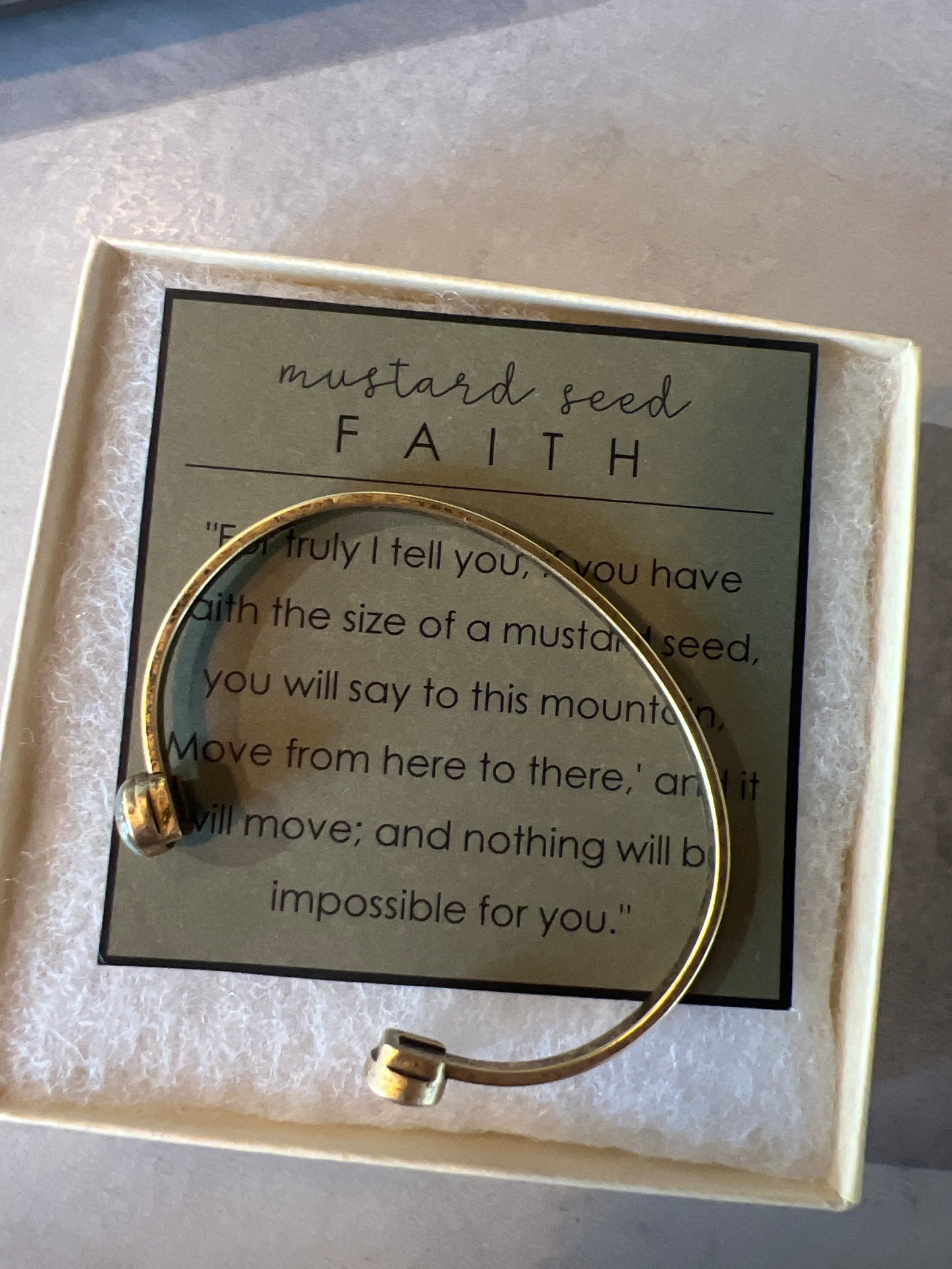 Mustard Seed Cuff