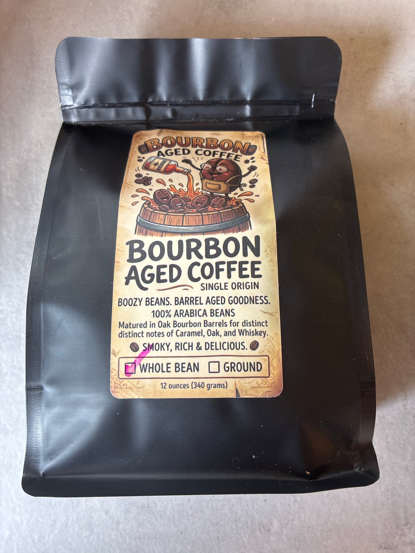 Crime Scene Coffee Bourbon Aged