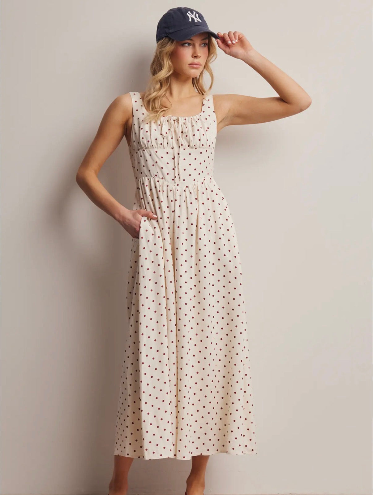 polka dot dress