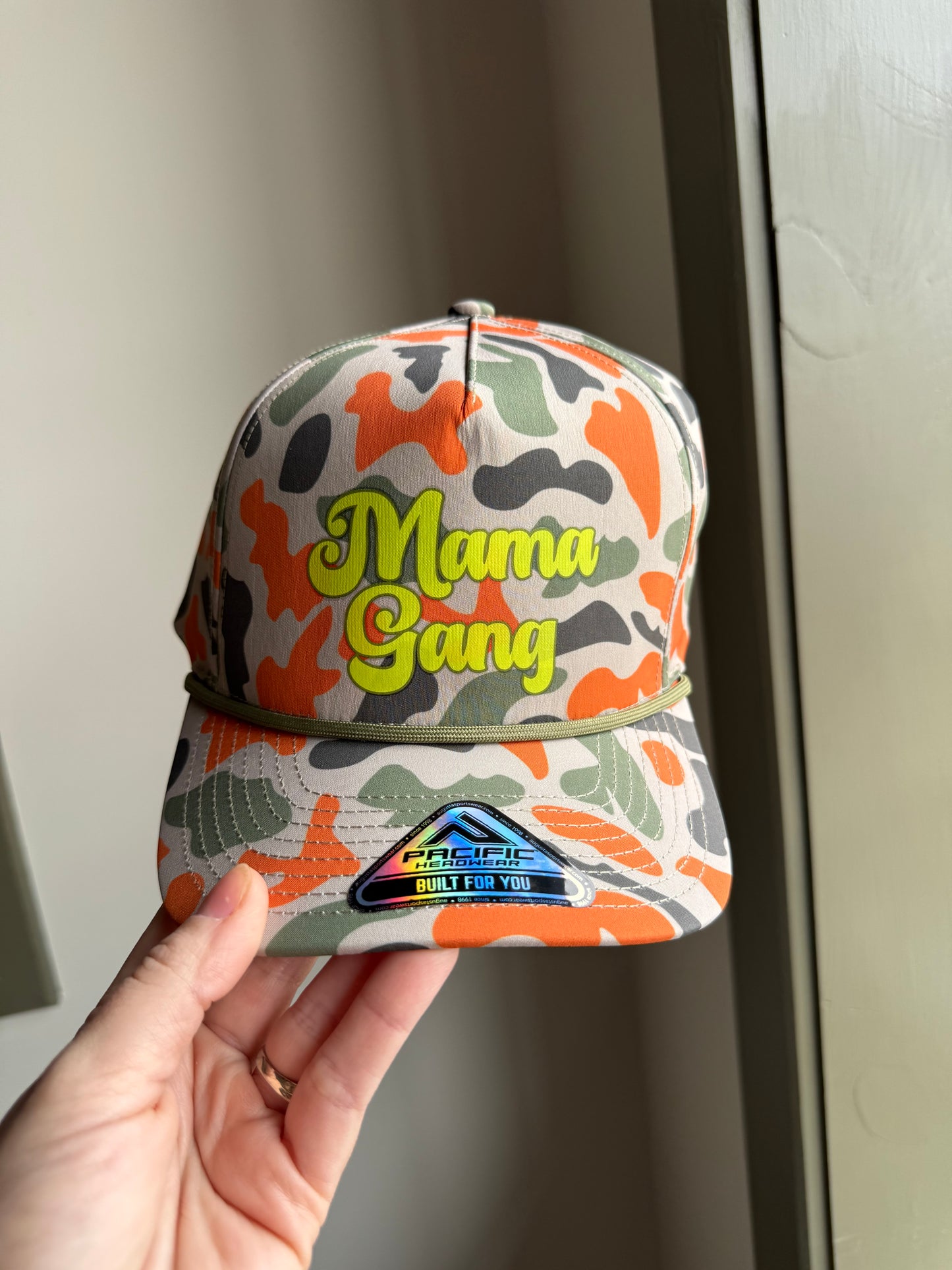 Camo Mama Gang- Orange and Green