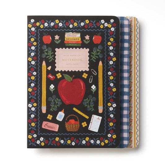 Schoolhouse Notebooks (Set of 3)