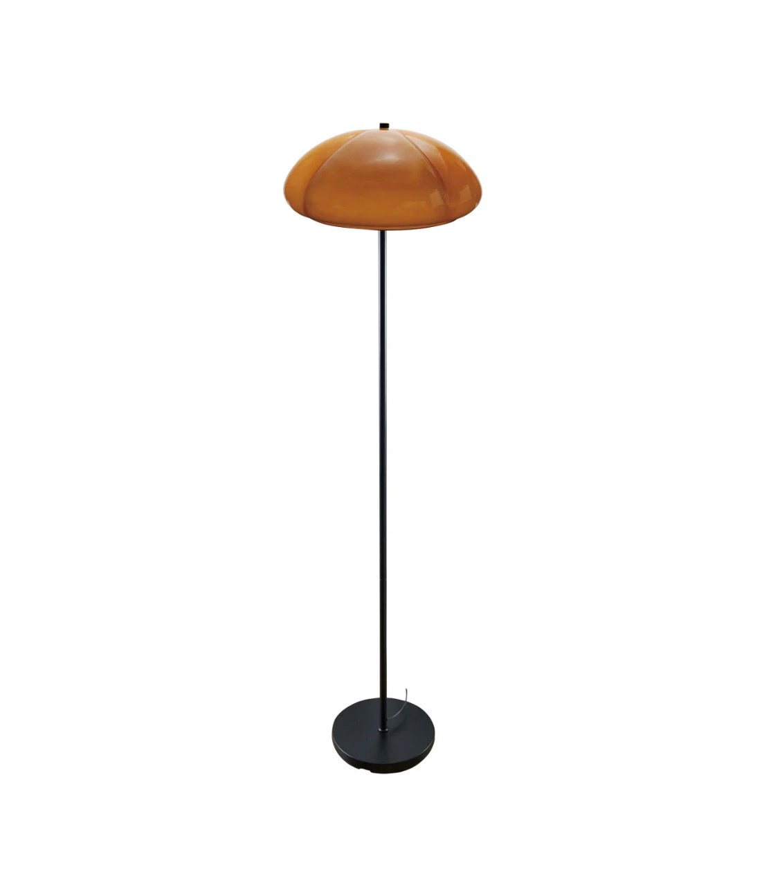 Black and Amber Floor Lamp