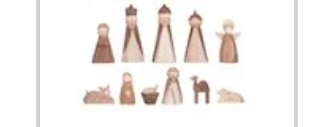 Resin Nativity Set