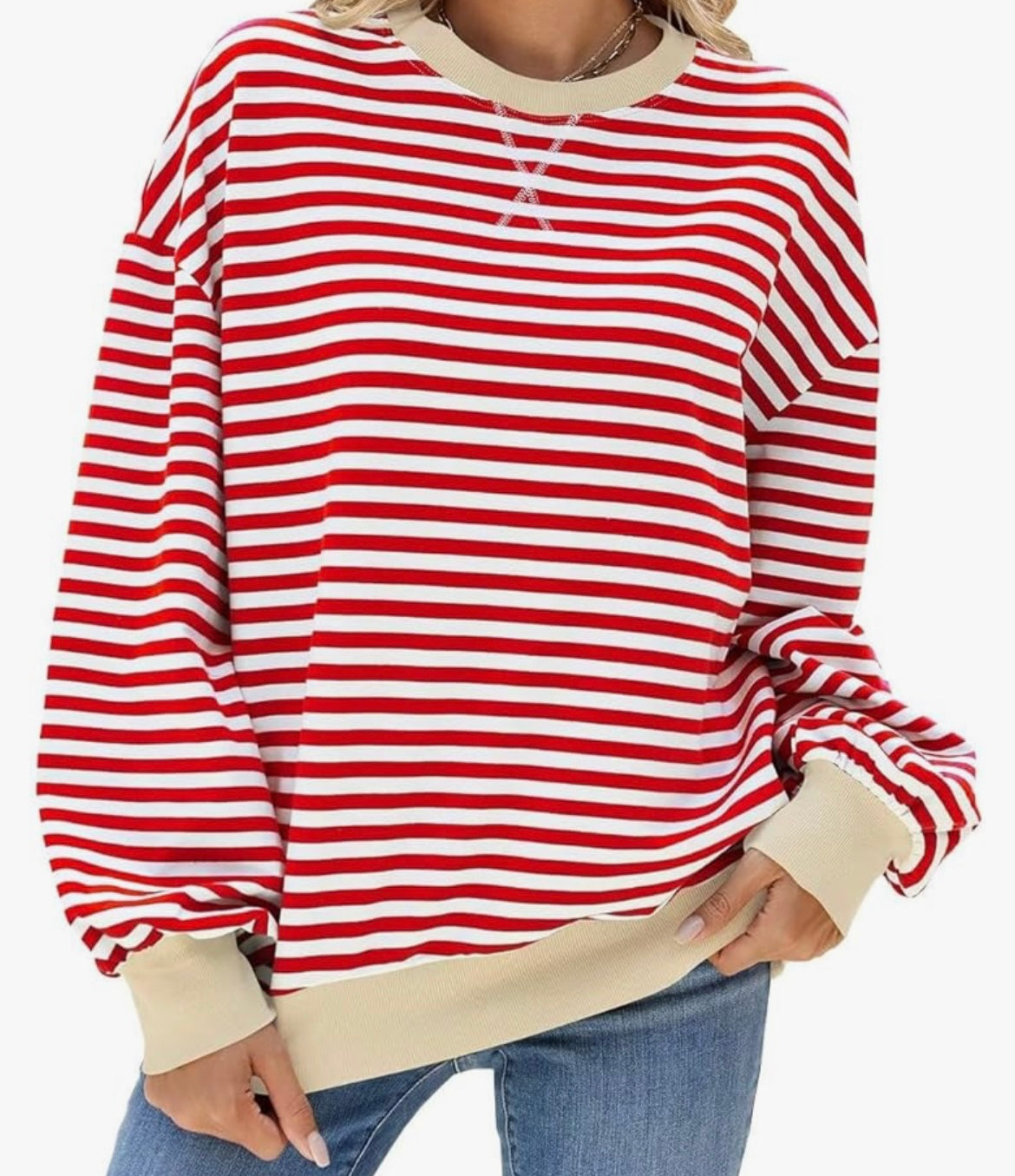Oversized Stripe Tee