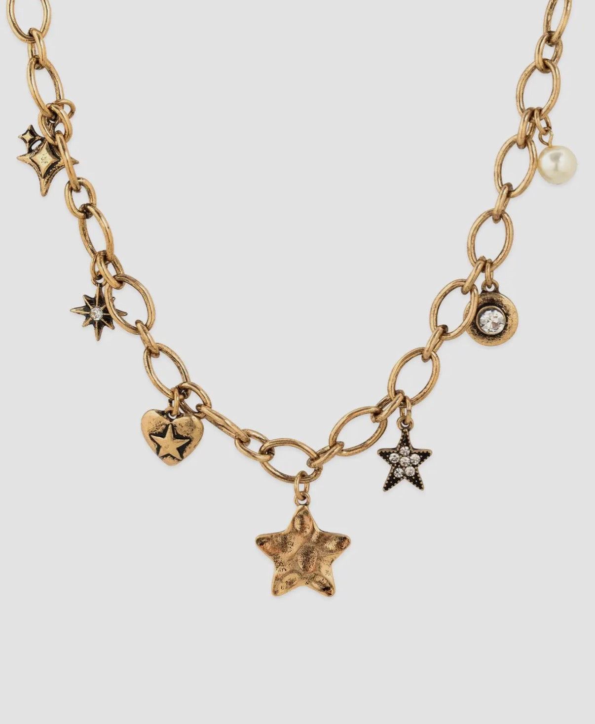 vintage charm necklace