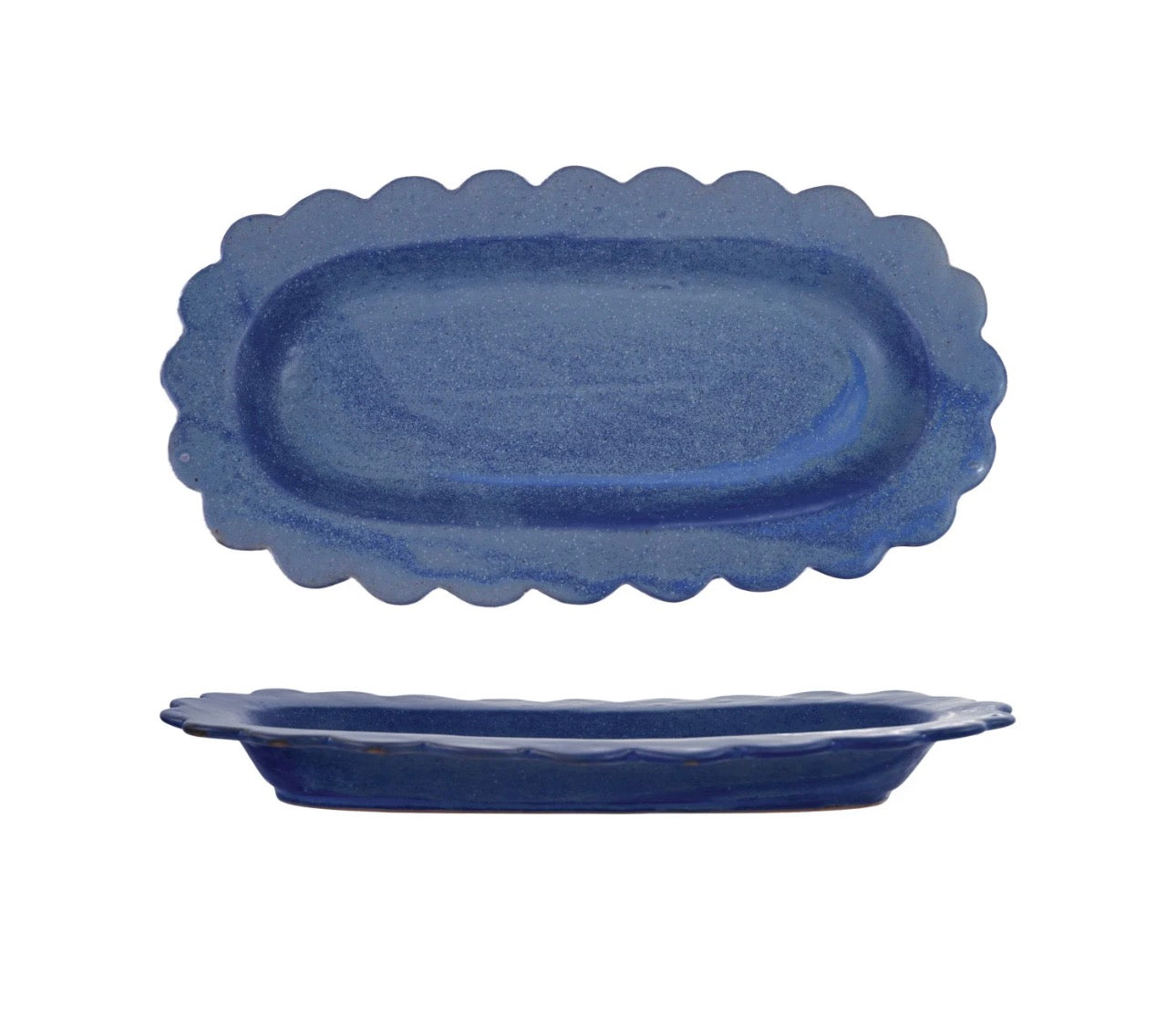 Scalloped Serving Tray