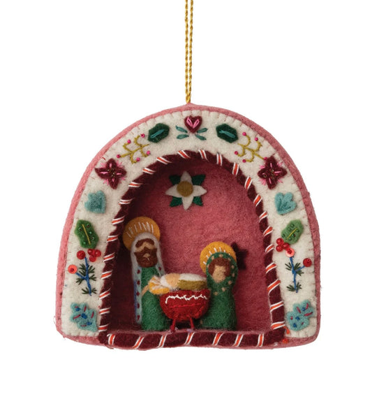 Felt Nativity Ornament