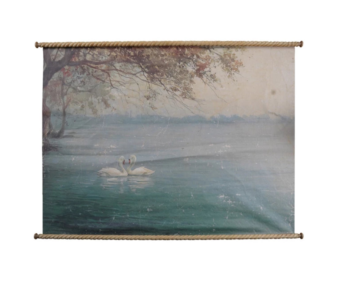 Swan Wall Canvas