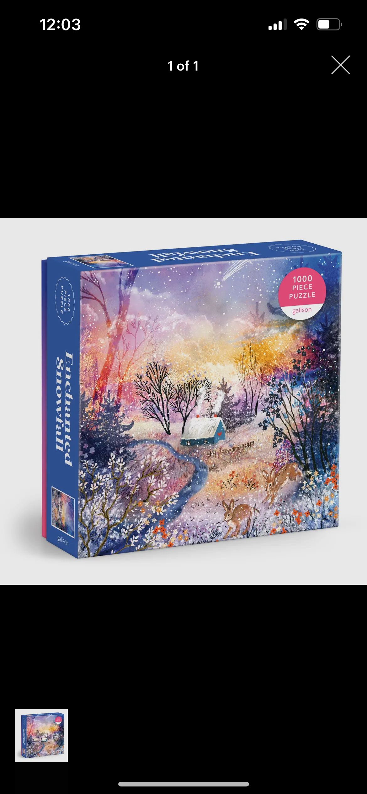 Enchanted Snowfall Puzzle
