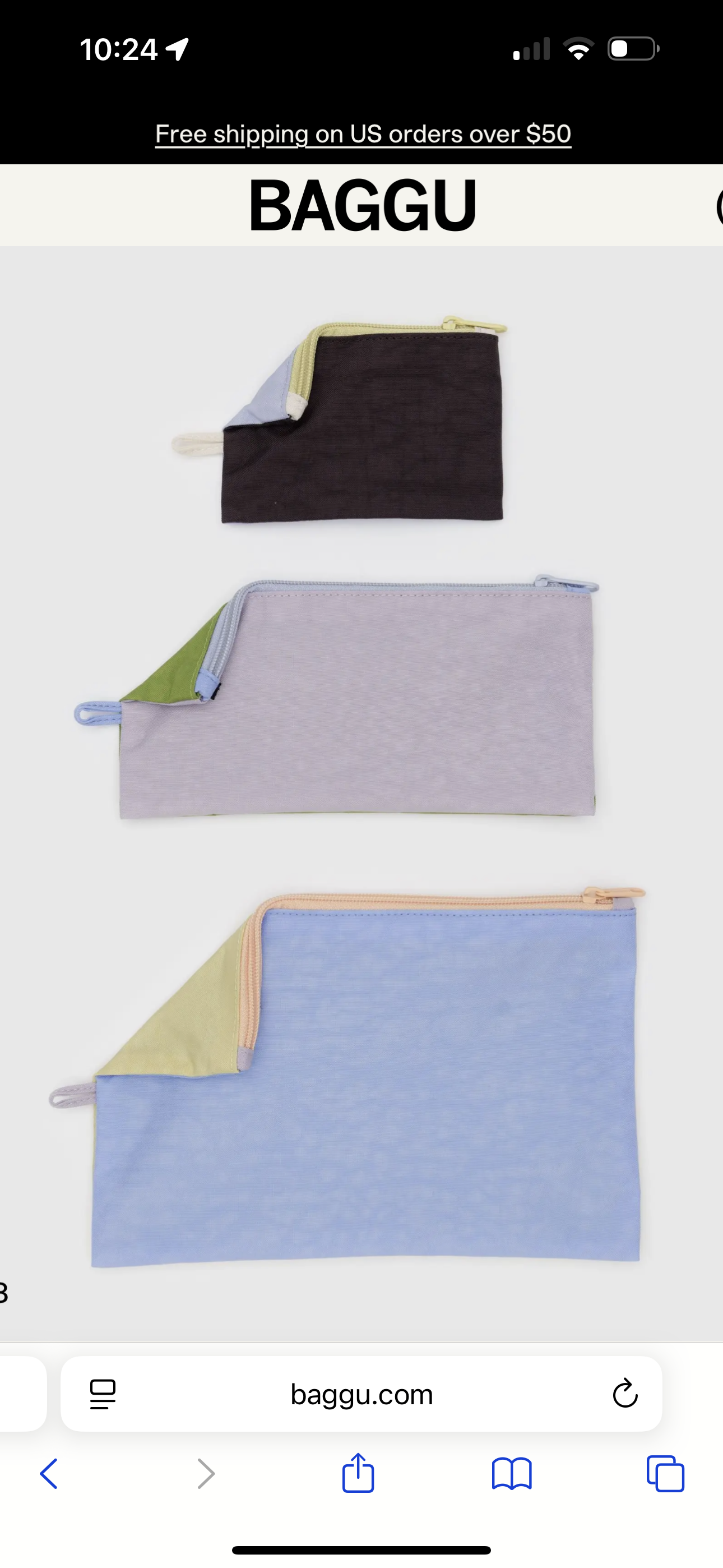 Baggu Pouch Set