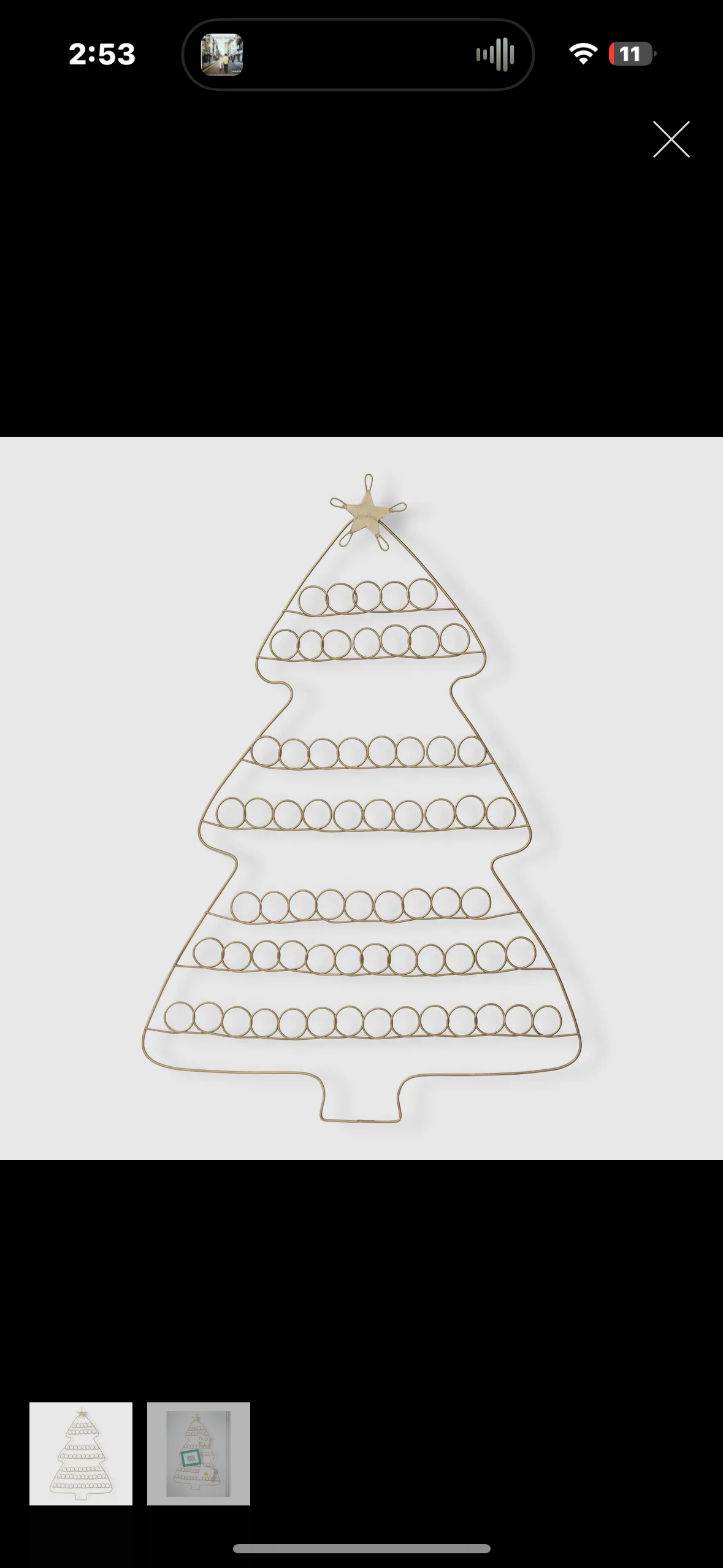 christmas card holder