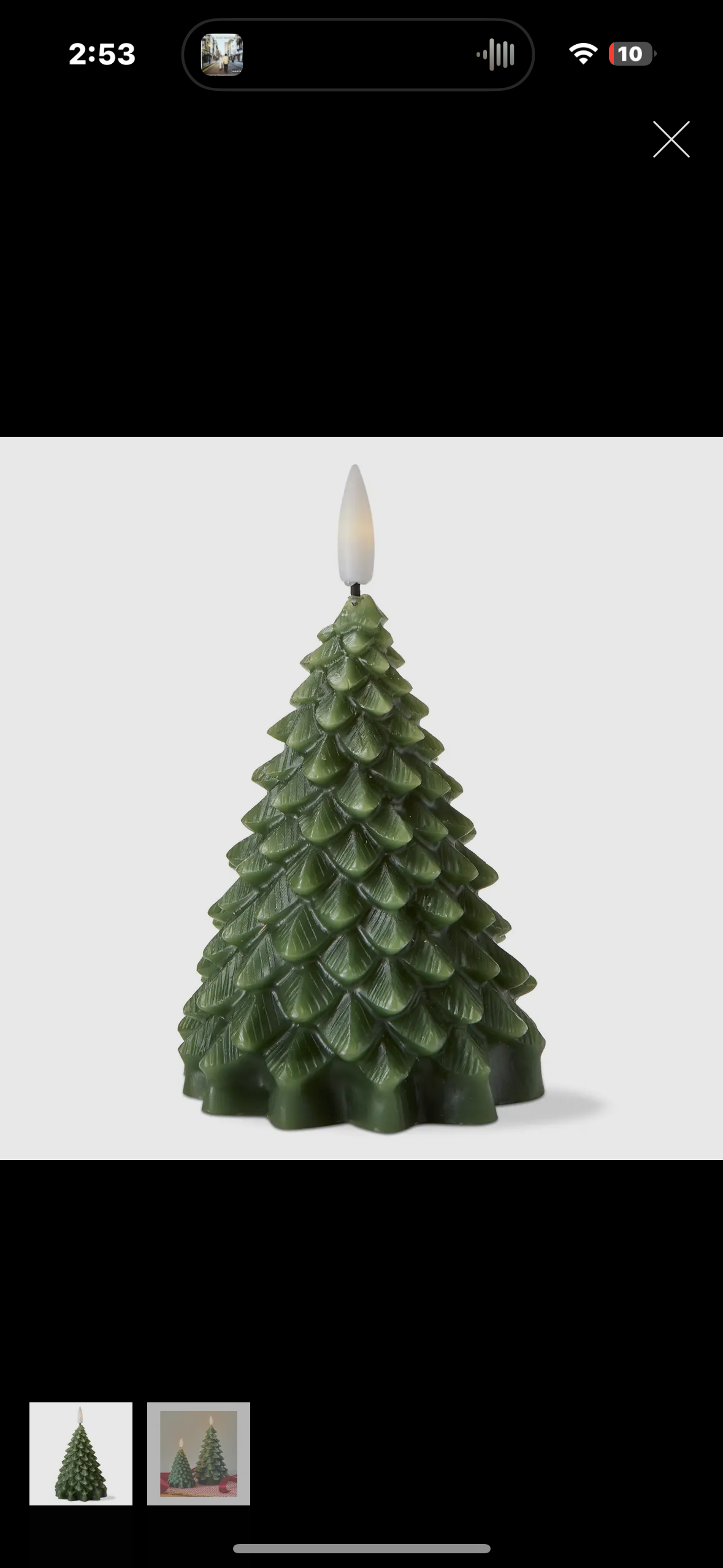 small light up tree