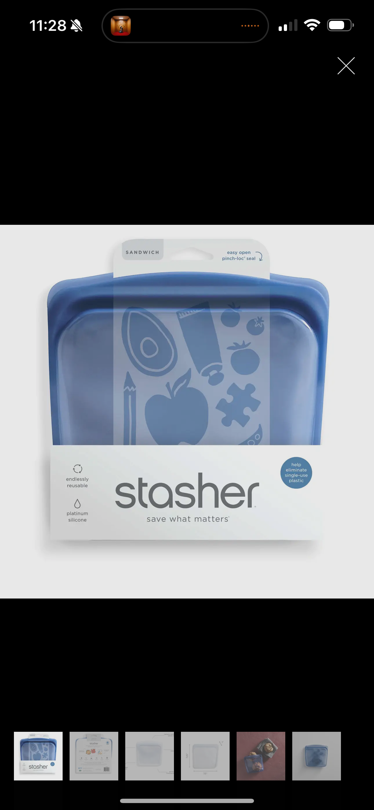 Stasher Sandwich Bag