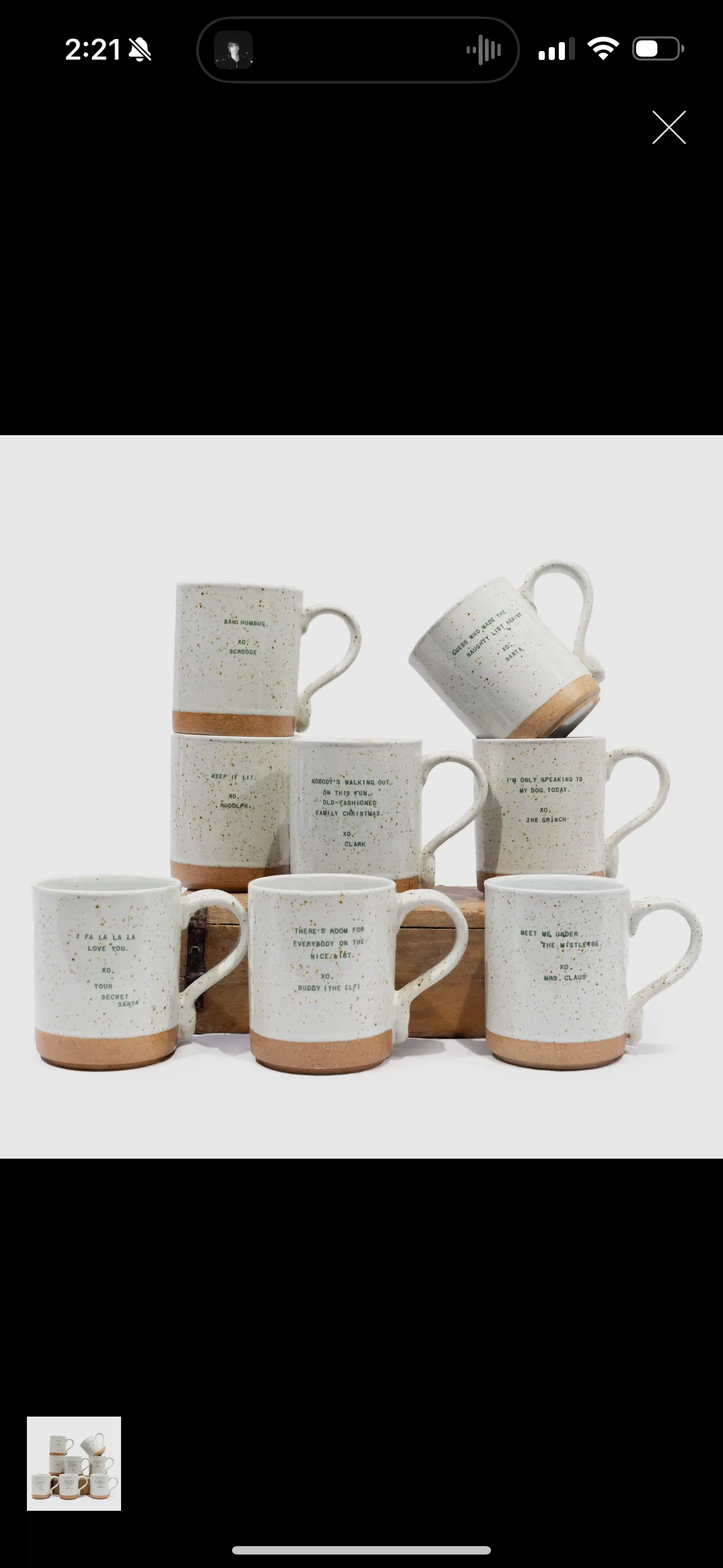 Holiday Edition XO Mugs