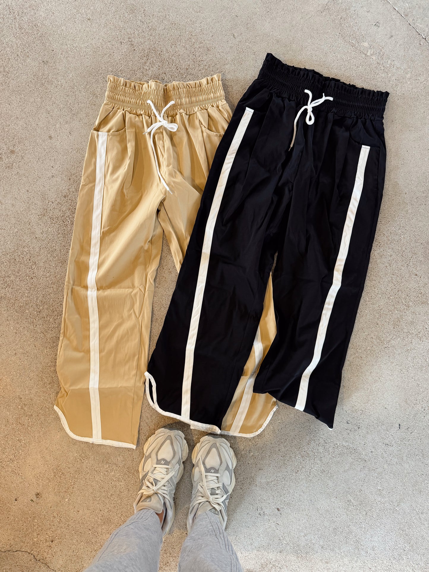 black track pants