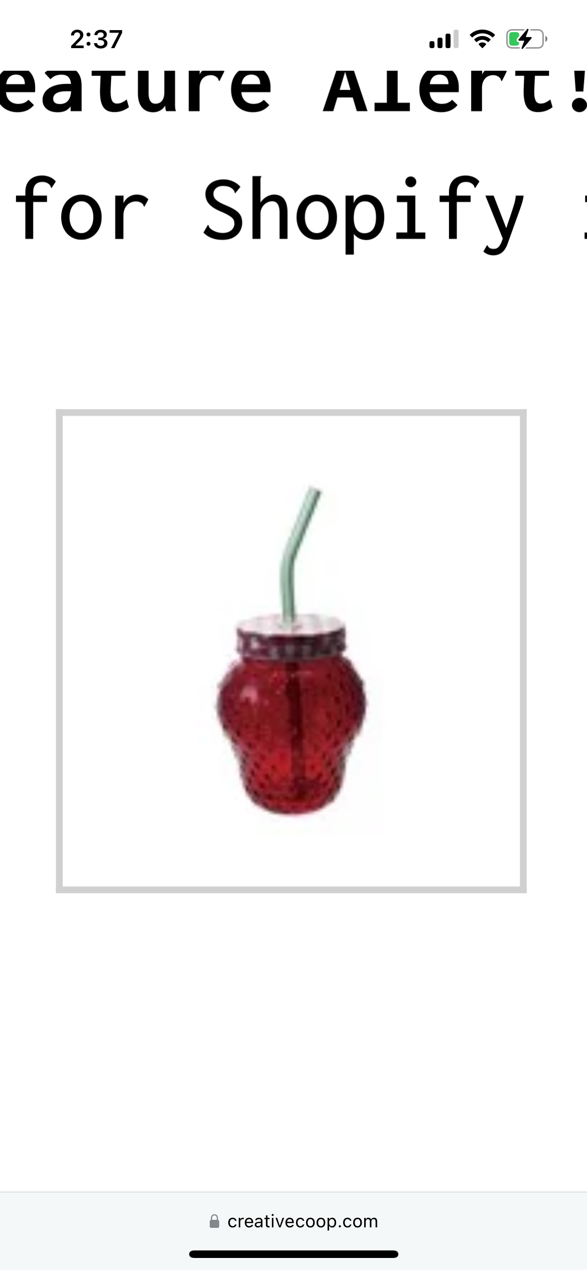 Strawberry Glass