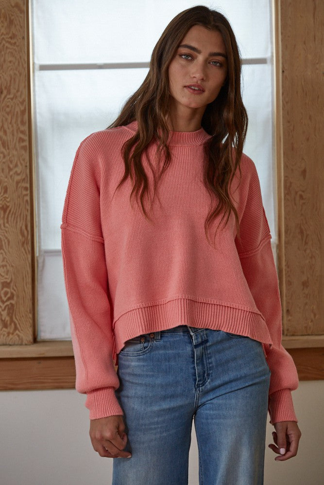 Peach Crewneck Sweater