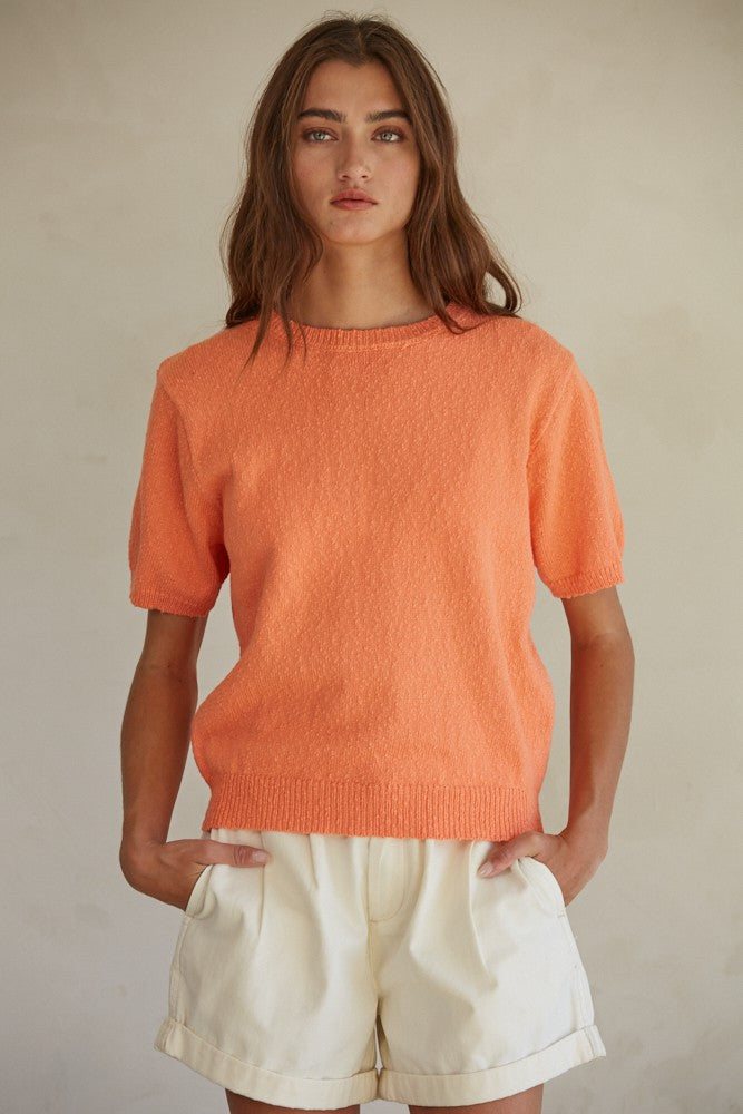 Salmon Blouse Tee