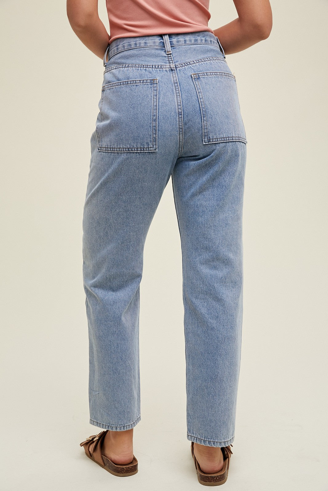 Denim Cargo Jeans