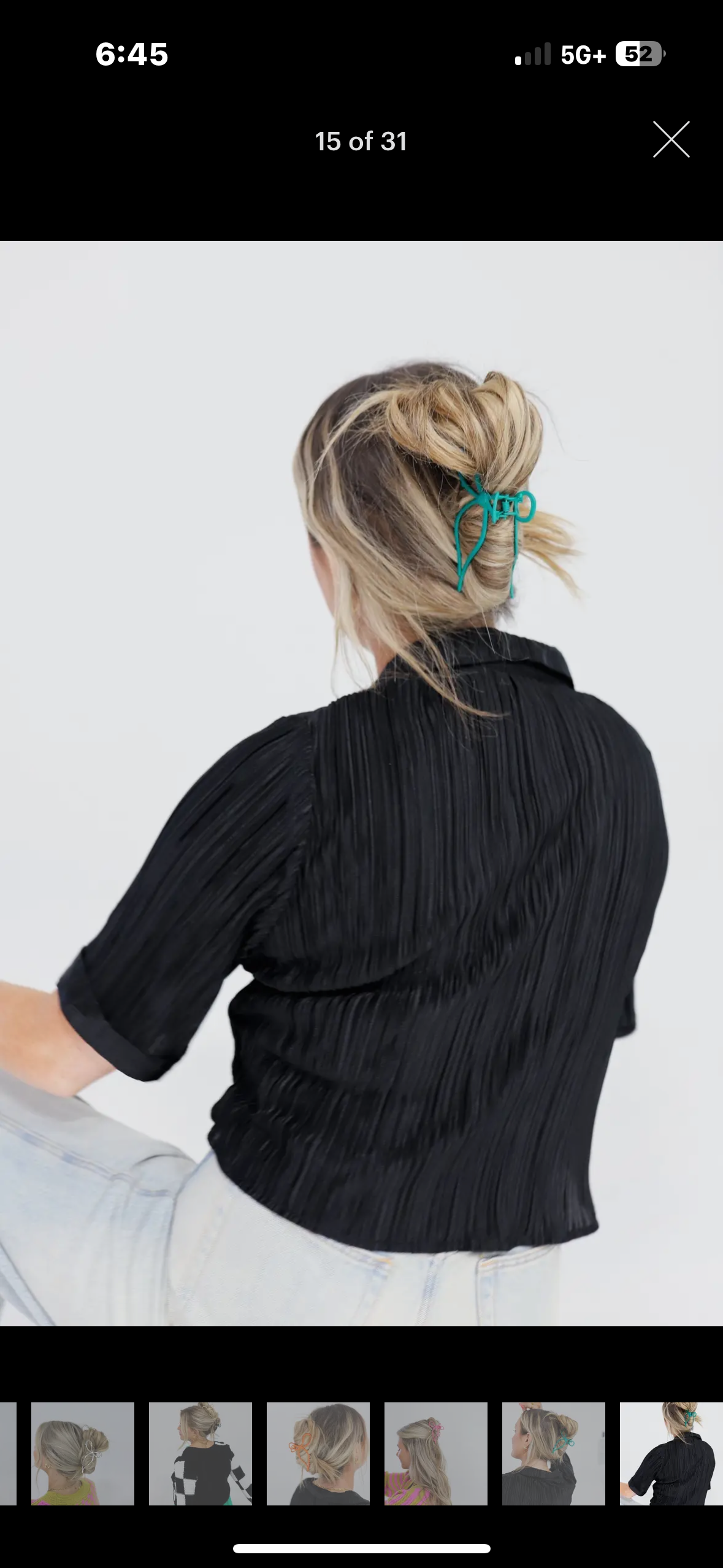 Green Bow Clip