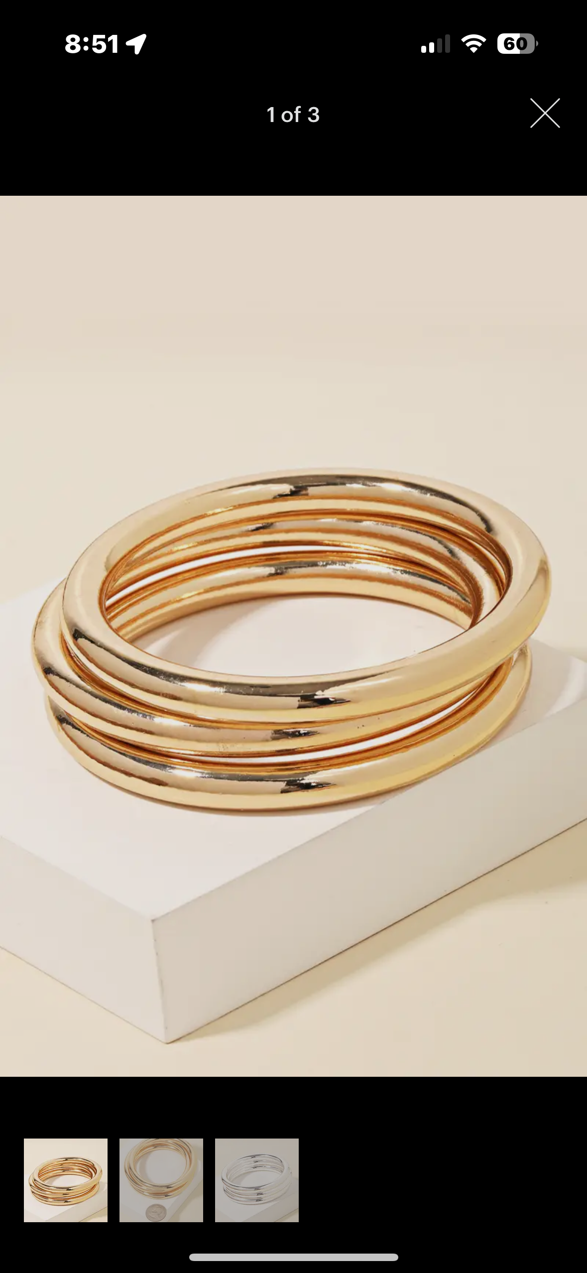 Triple Band Bangle