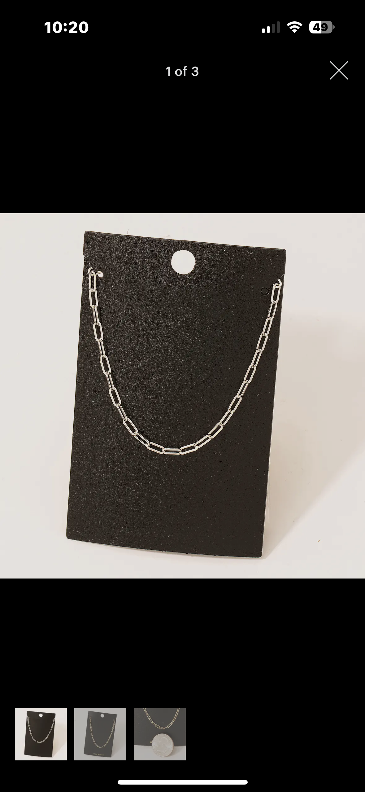 Silver Chain Necklace