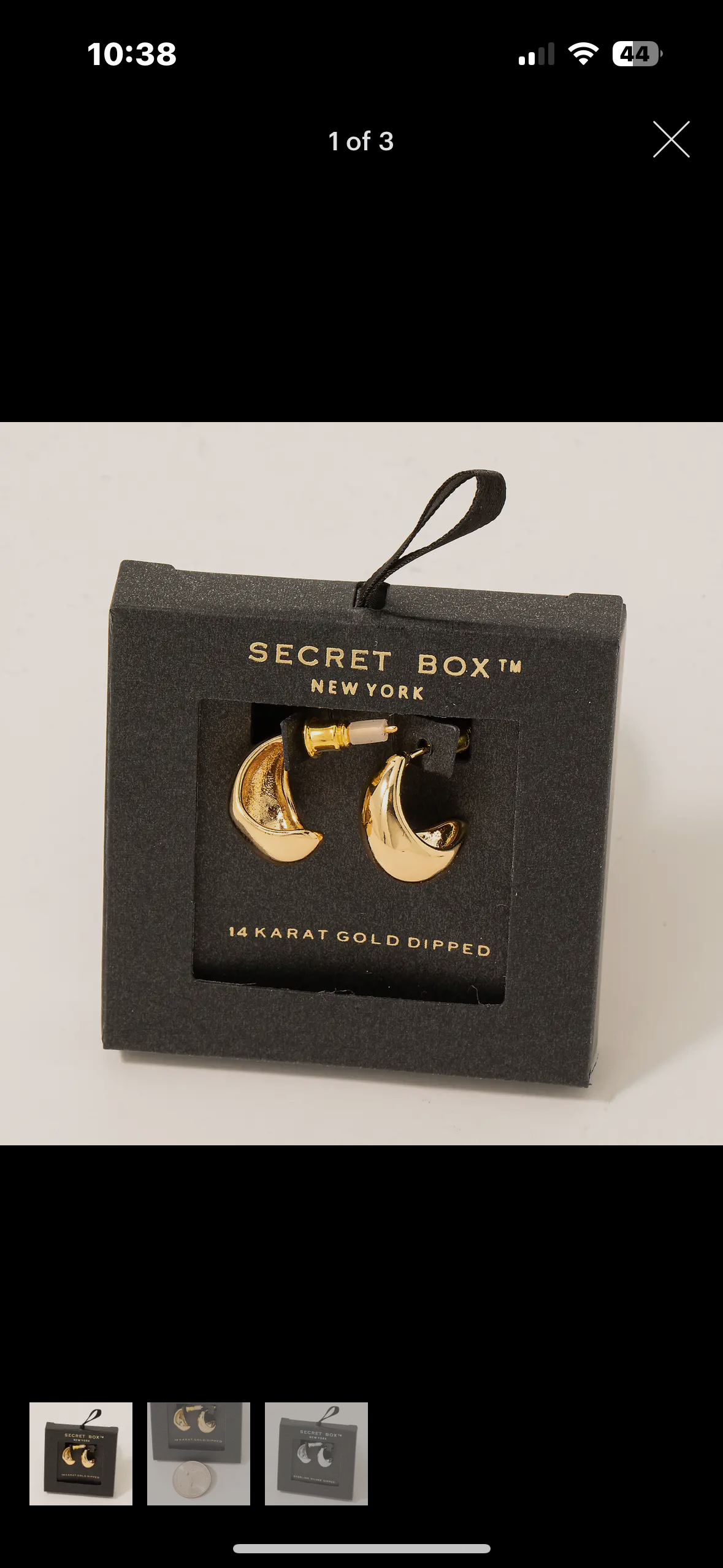 Gold Huggie Earrings