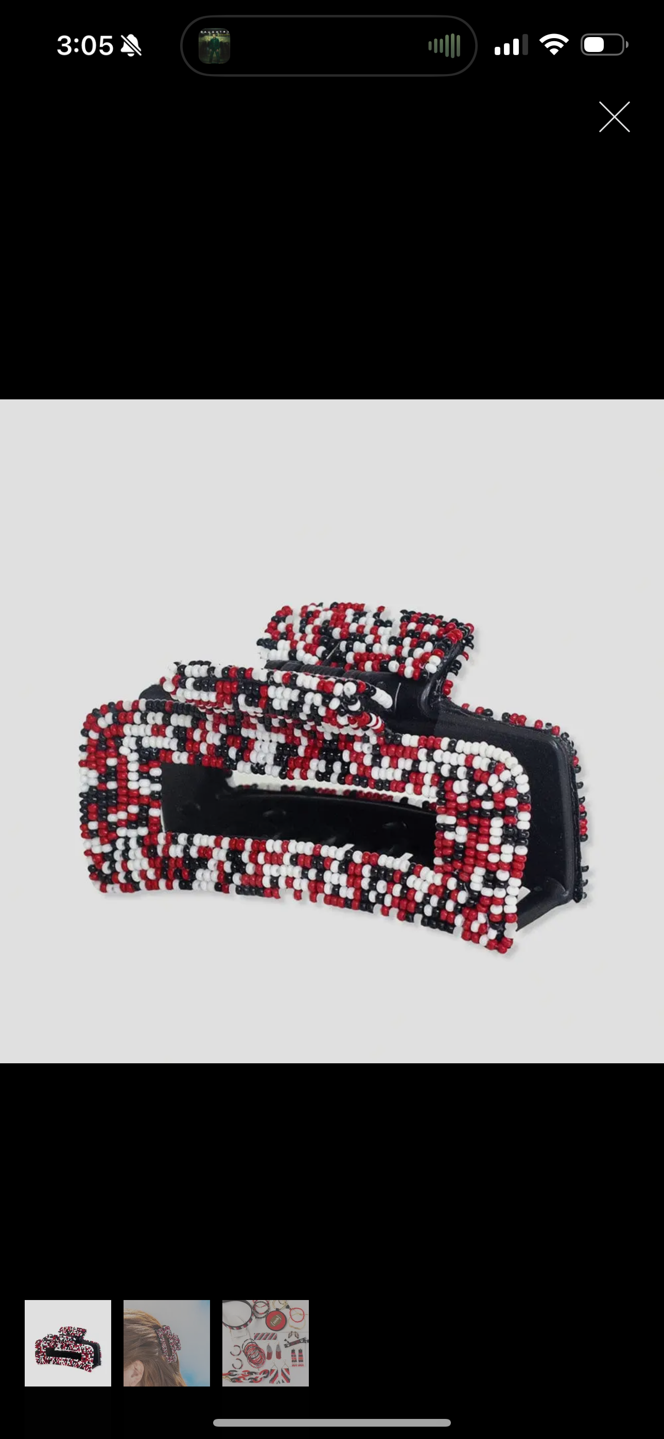 Game Day Claw Clip