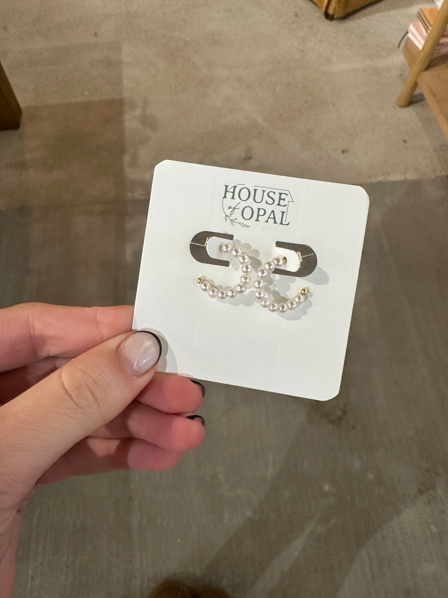 Pearl Hoops