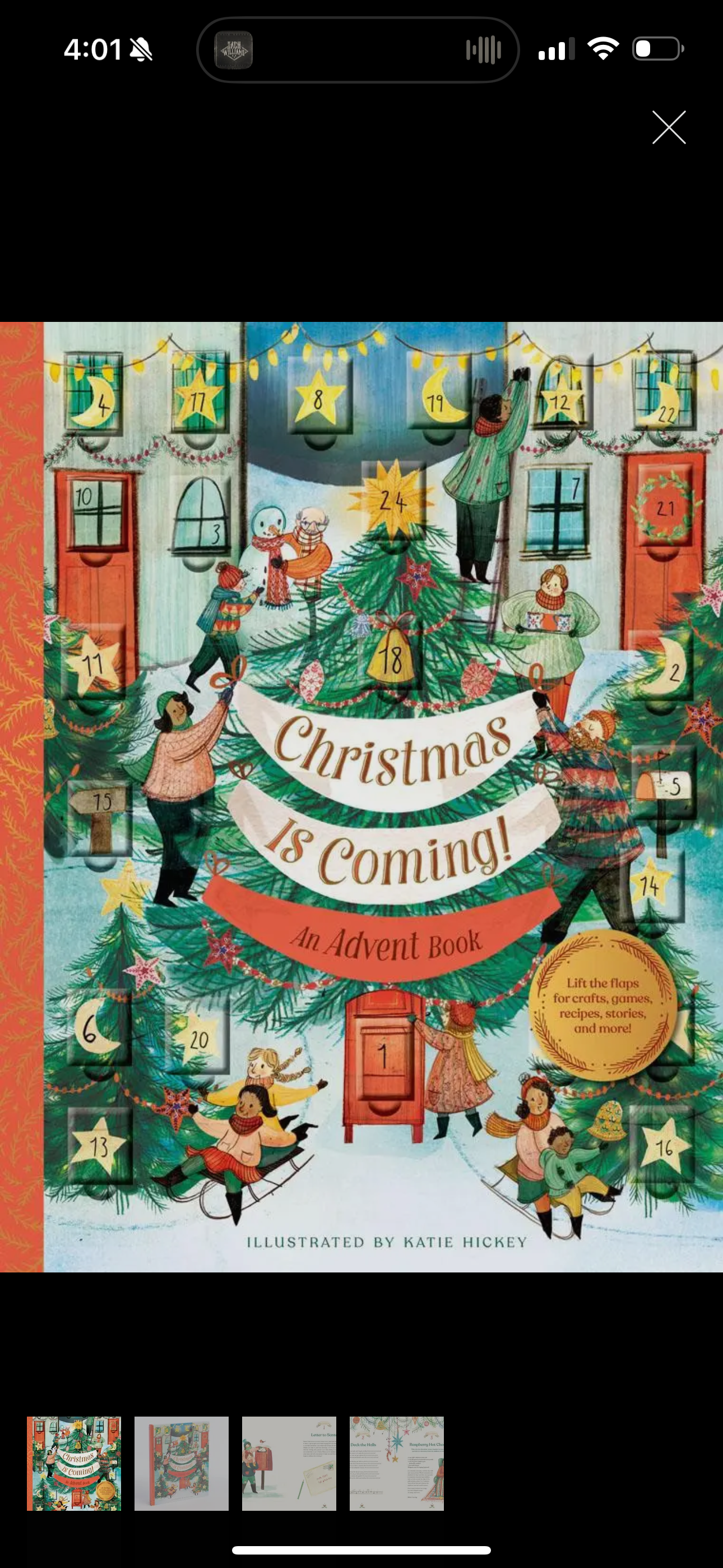 Christmas Is Coming Advent Book