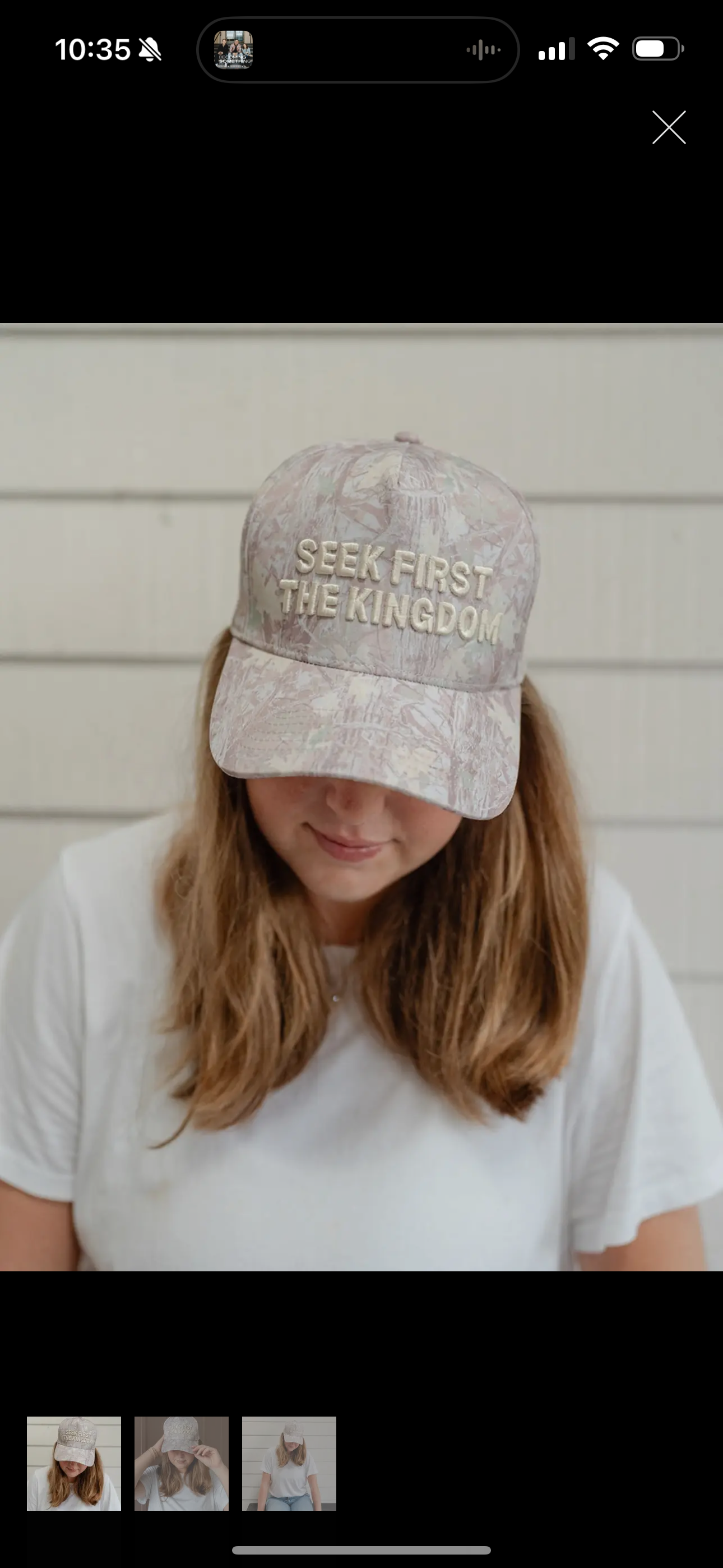 Seek First the Kingdom Hat
