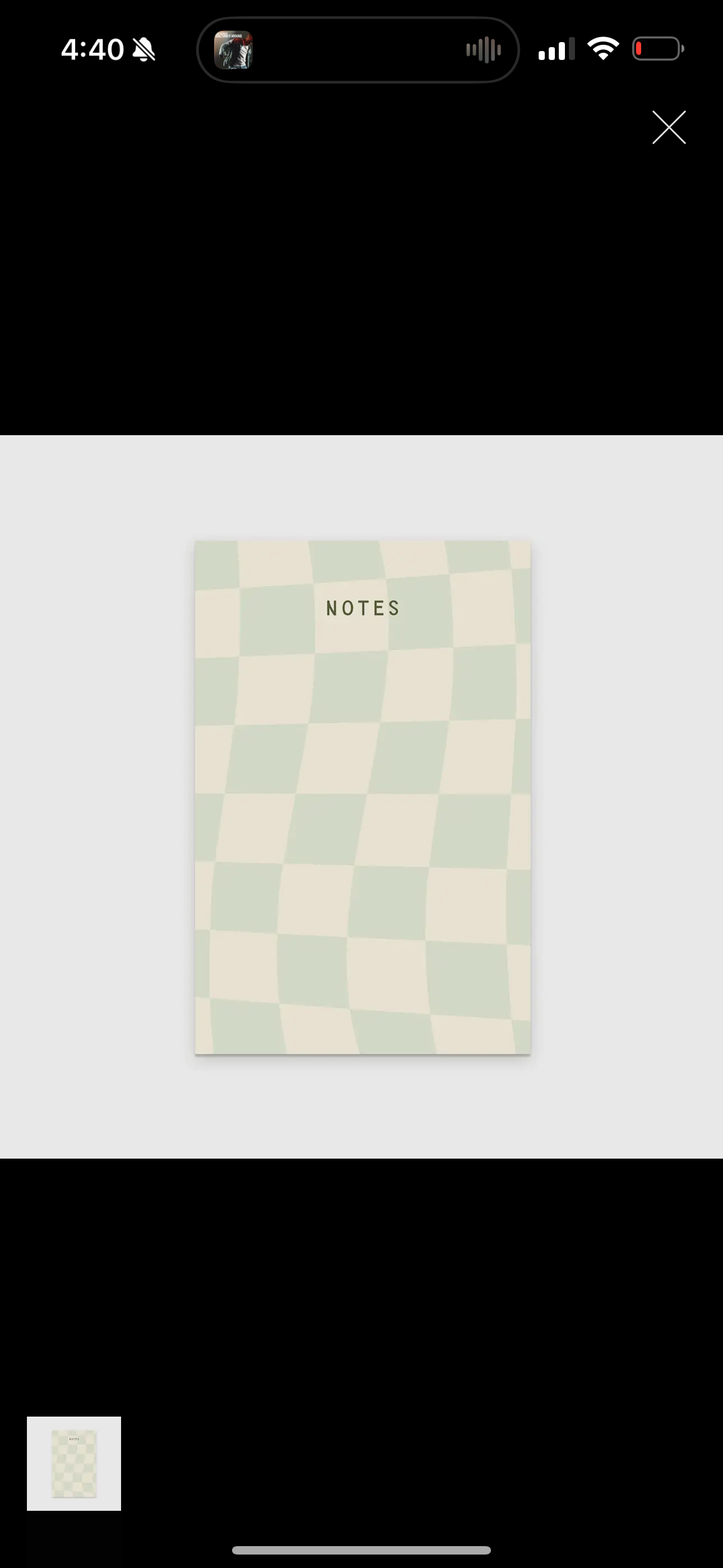 Checkerboard Notepad