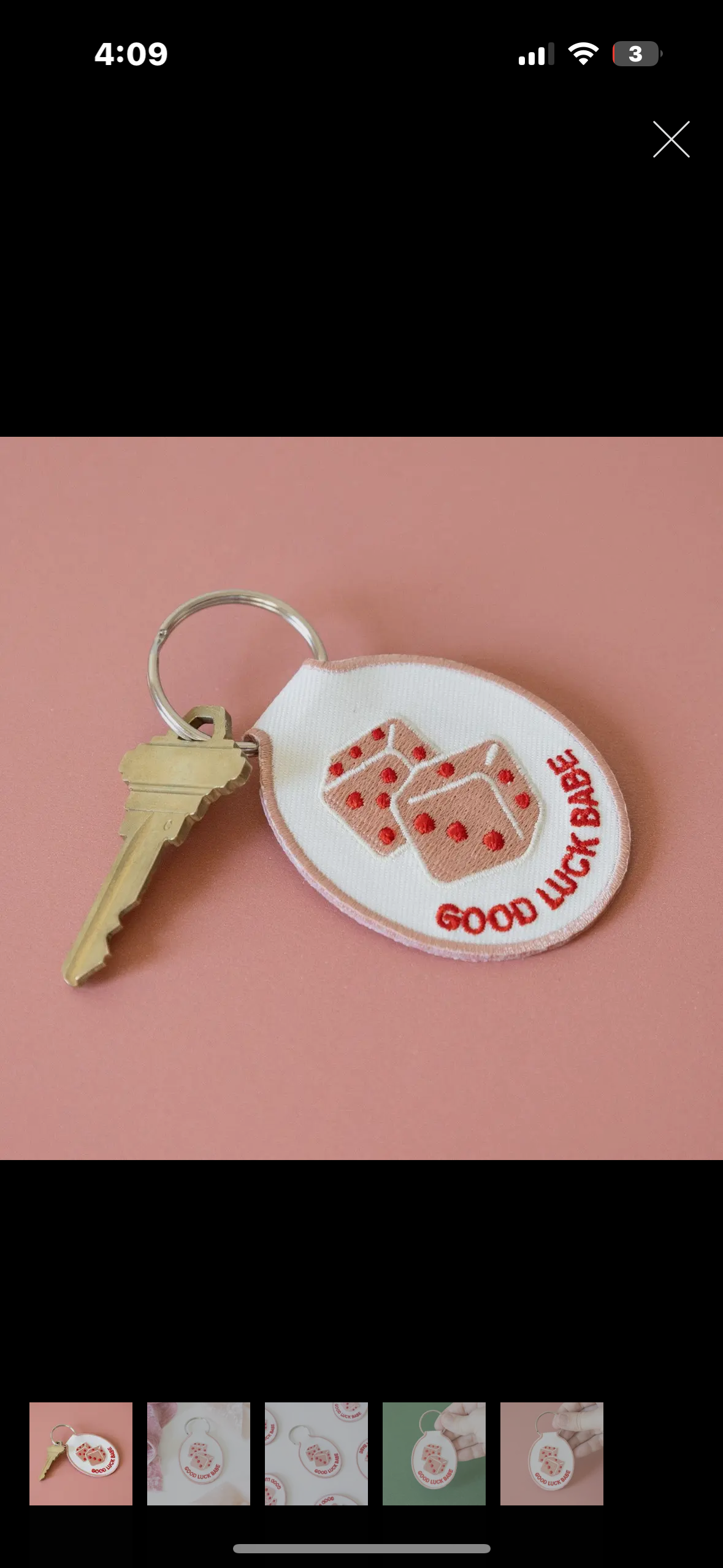 Good luck keychain
