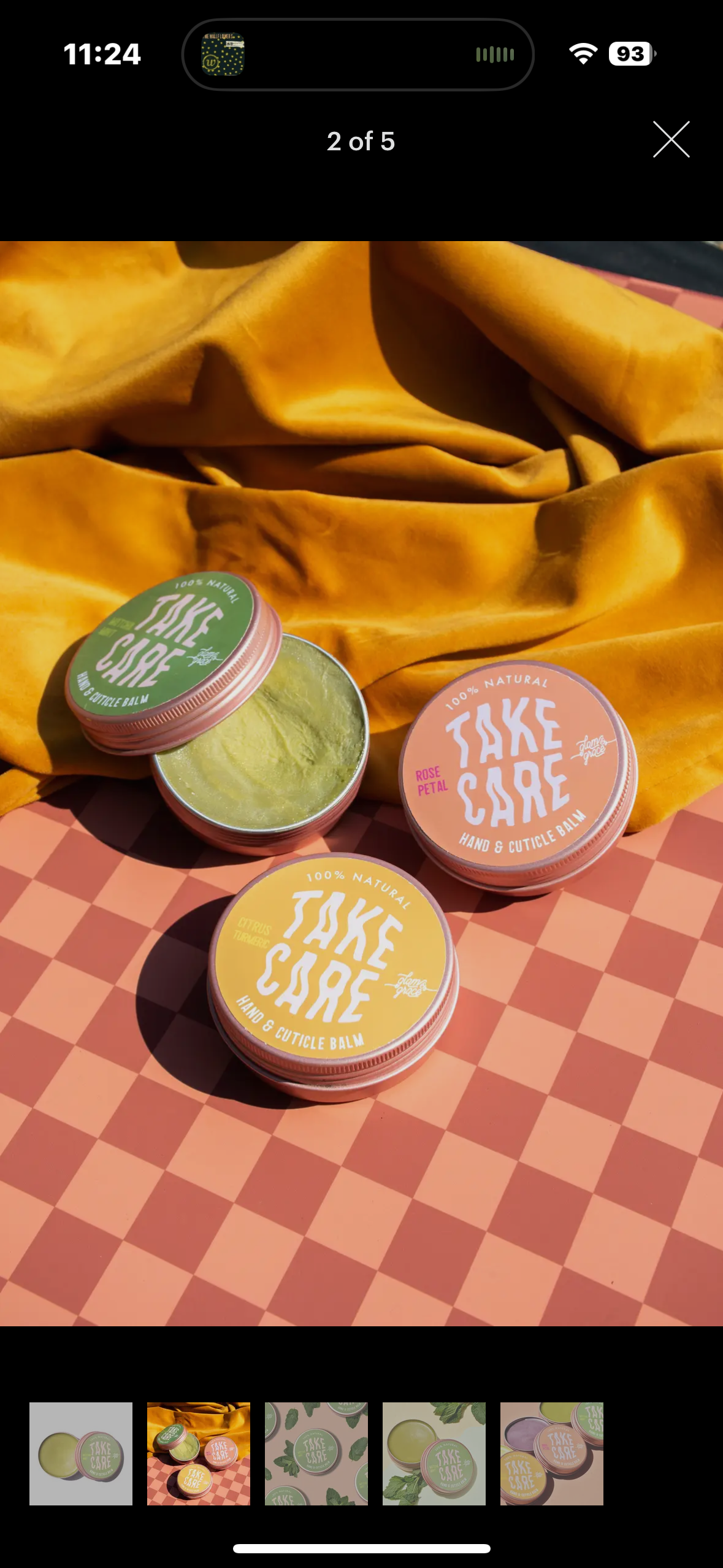 take care hand balm