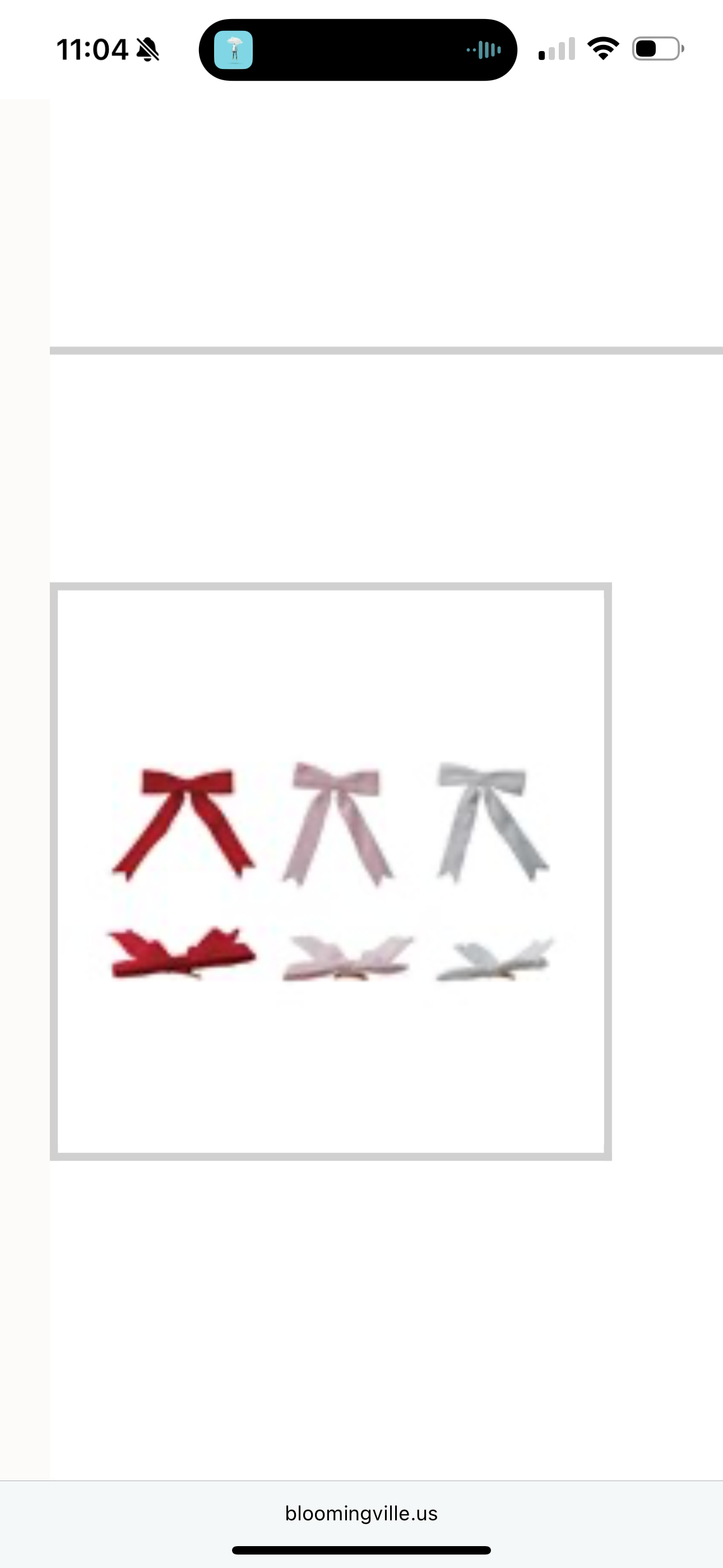 Clip Velvet Bows