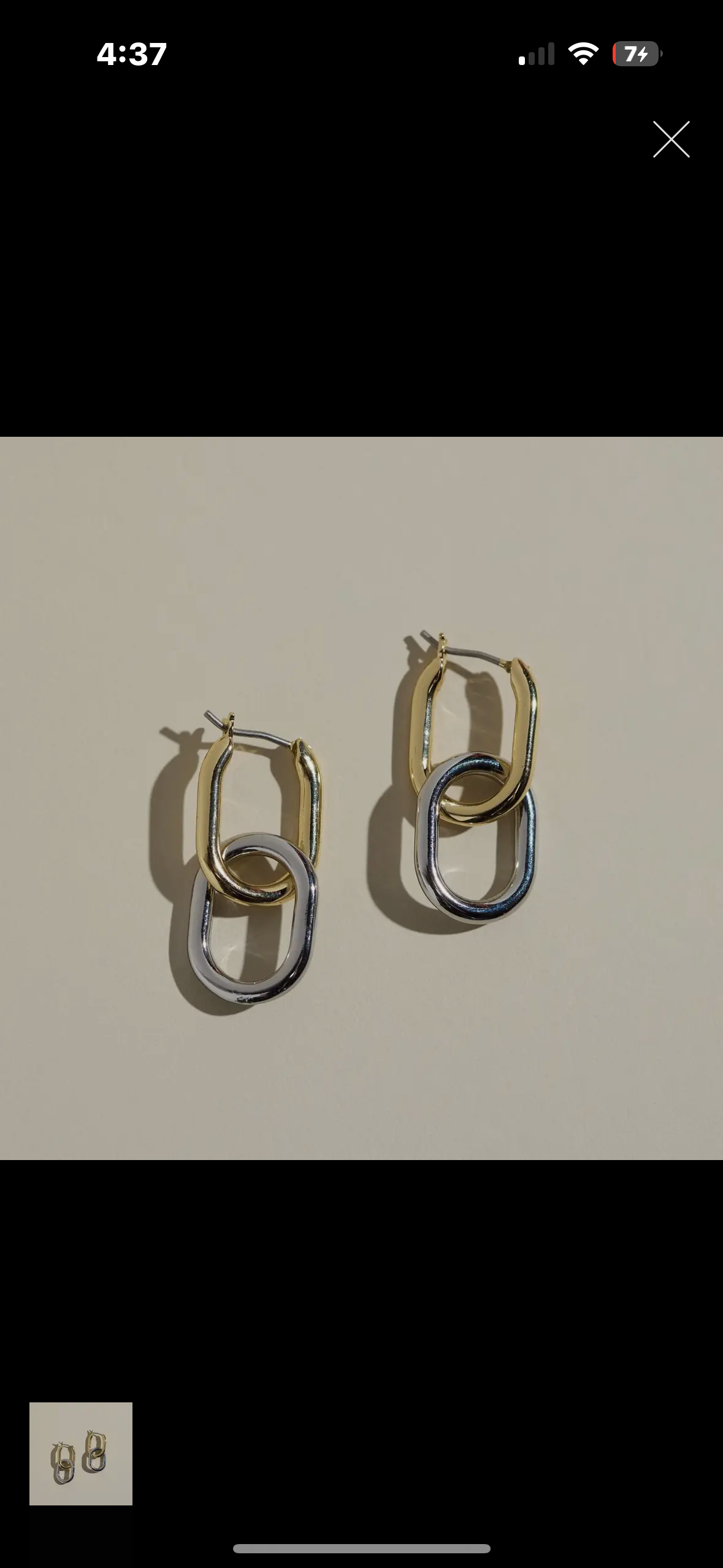 mixed metal hoops