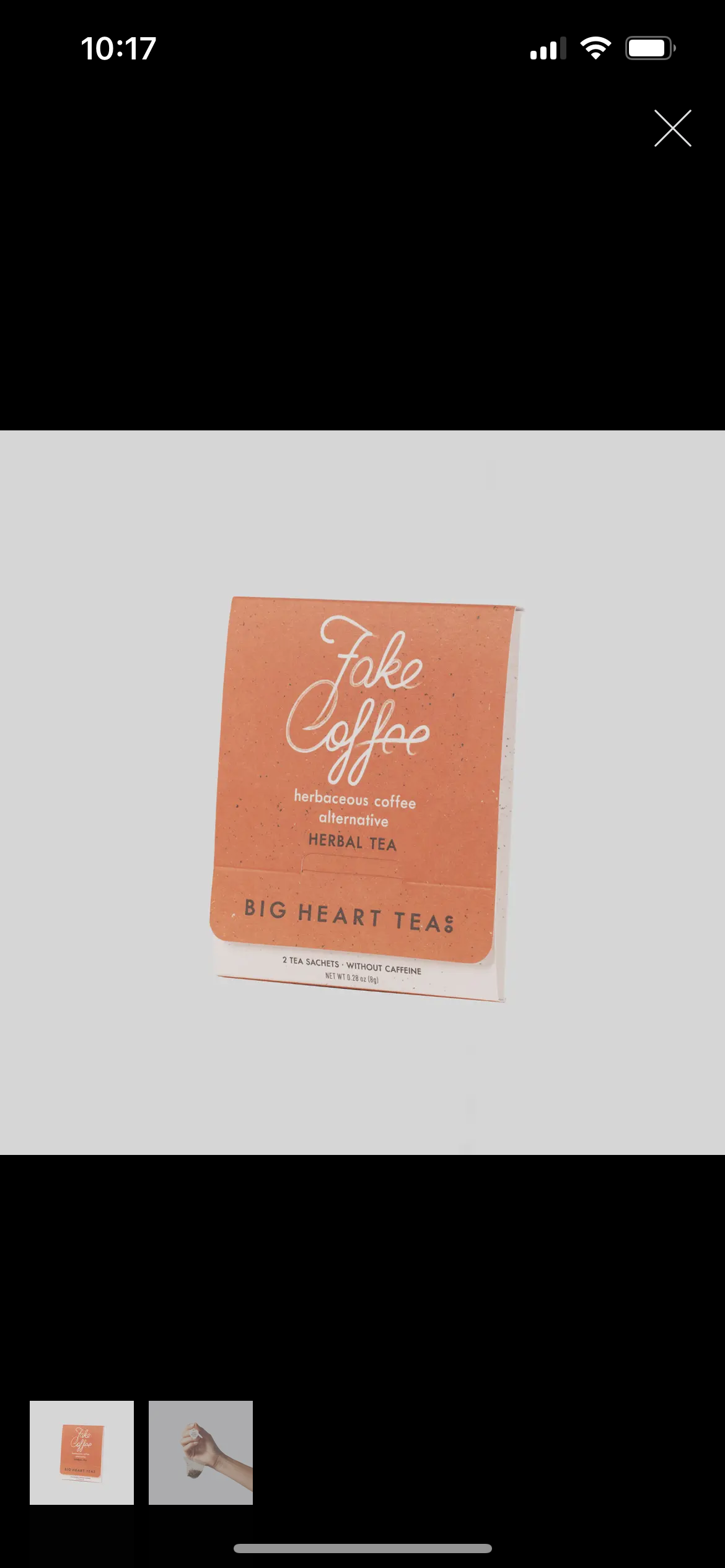 Fake Coffee Tea for Two