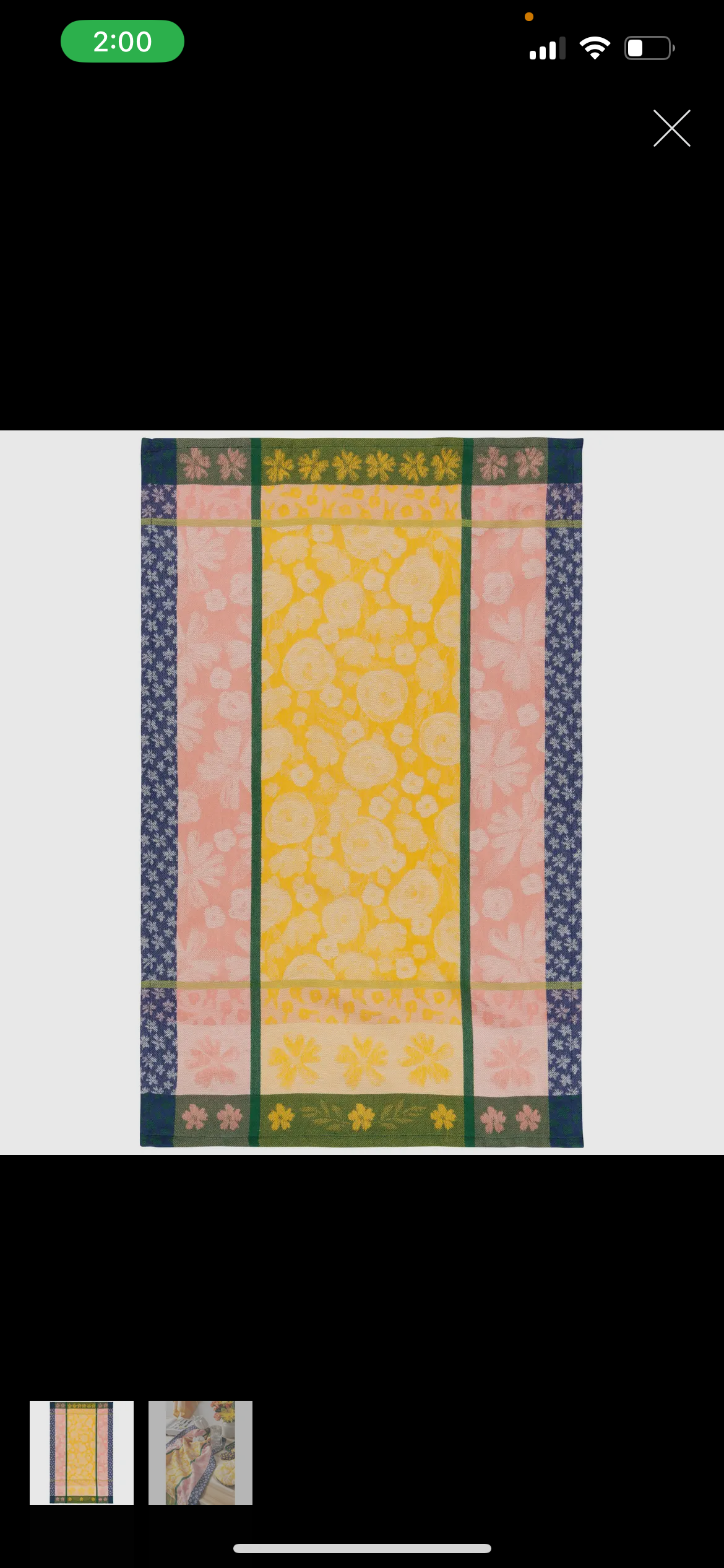 Full Bloom Dish Towel
