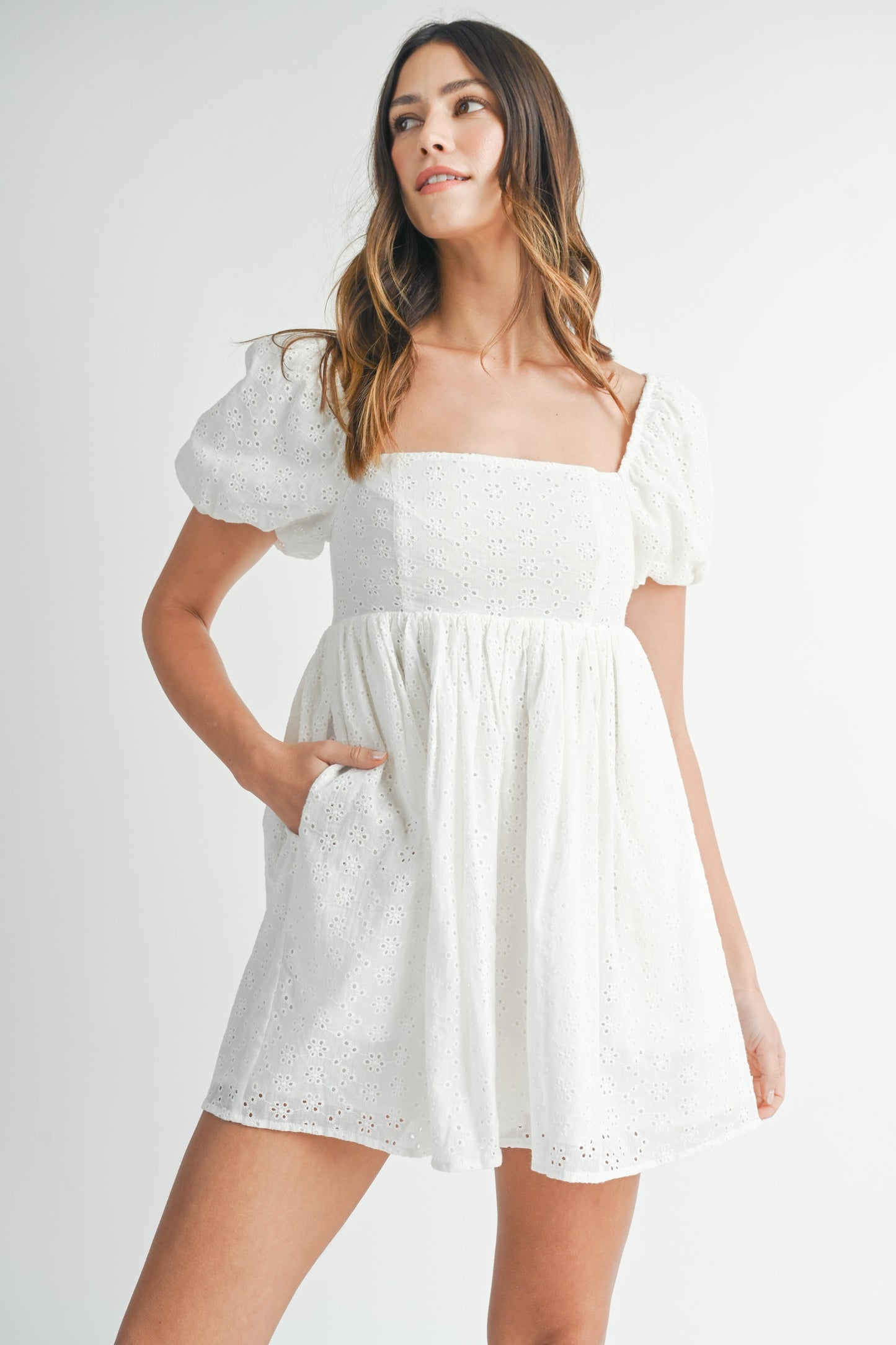 white romper