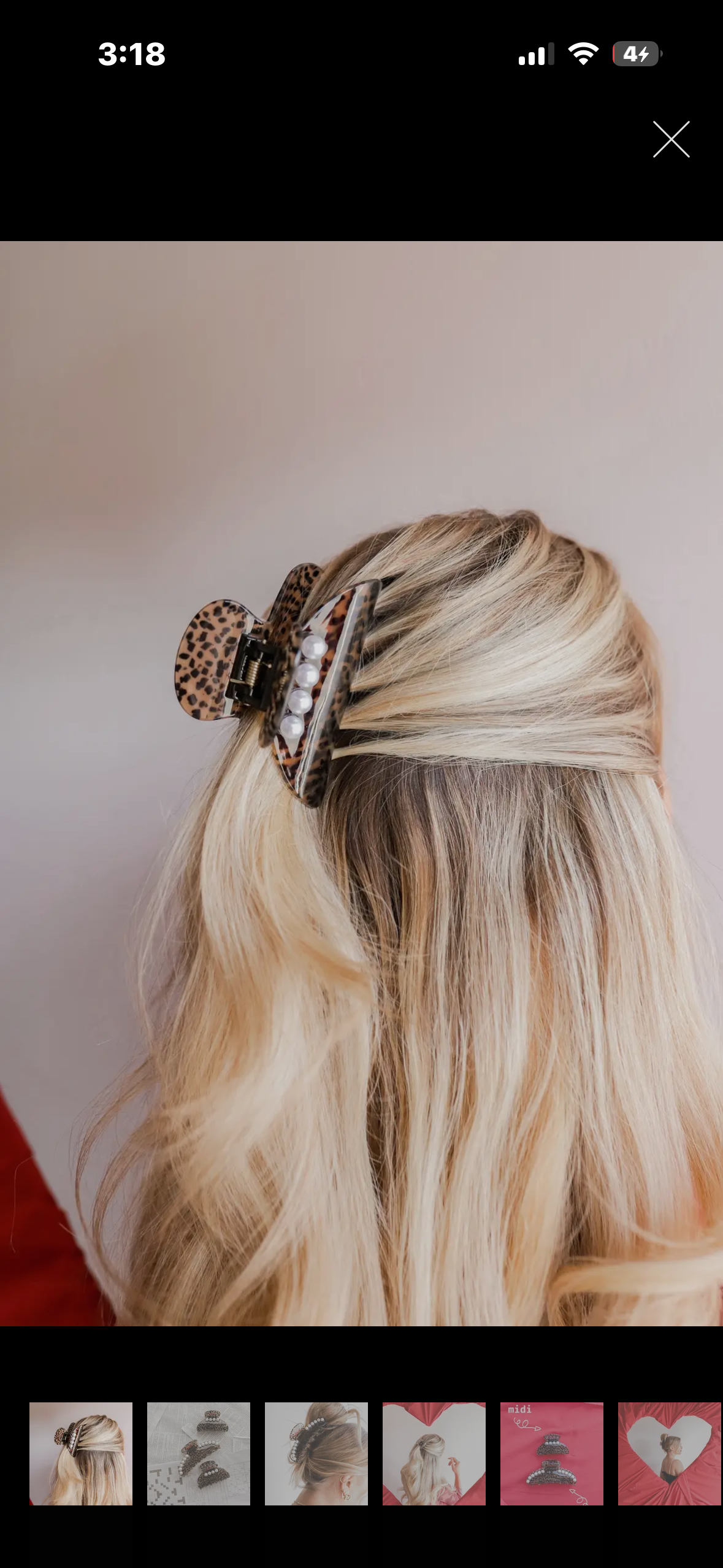 leopard midi claw
