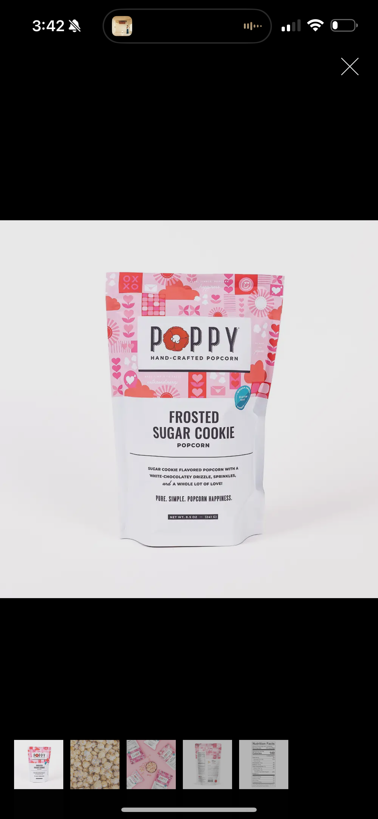 Poppy Frosted Sugar Cookie
