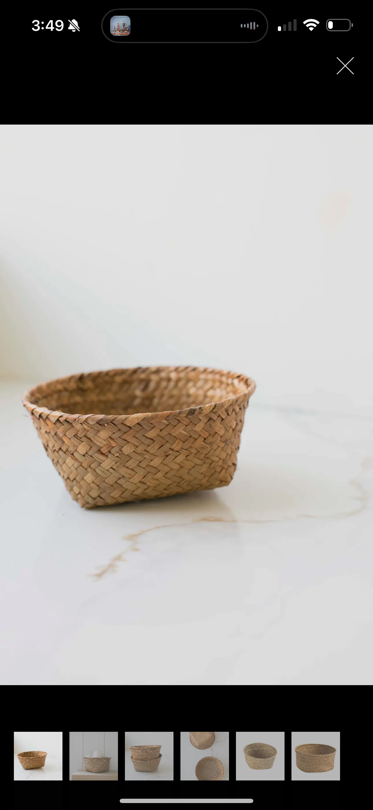 Small Woven Basket